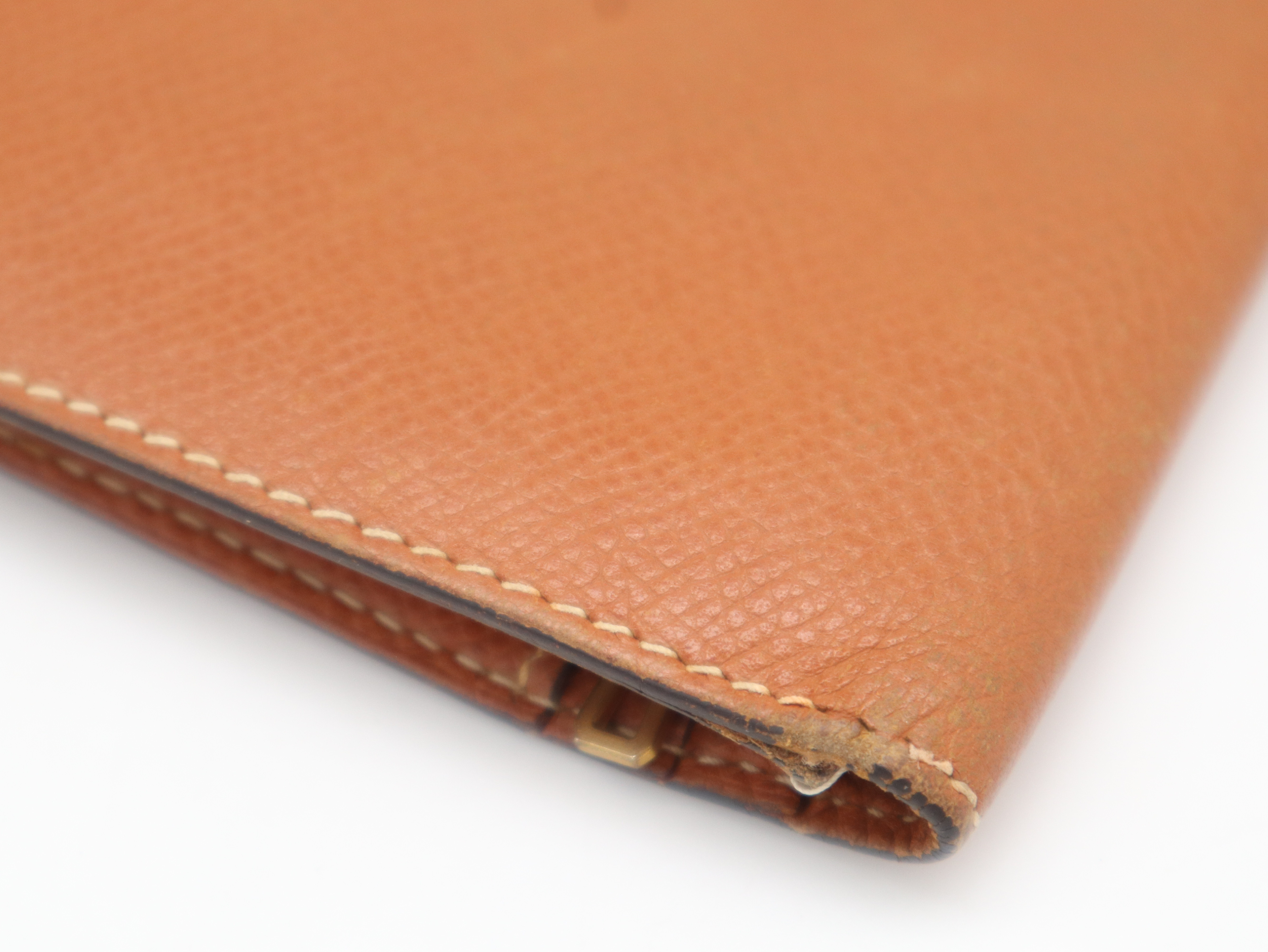 Bearn I stamp Chevre brown long wallet — view 8