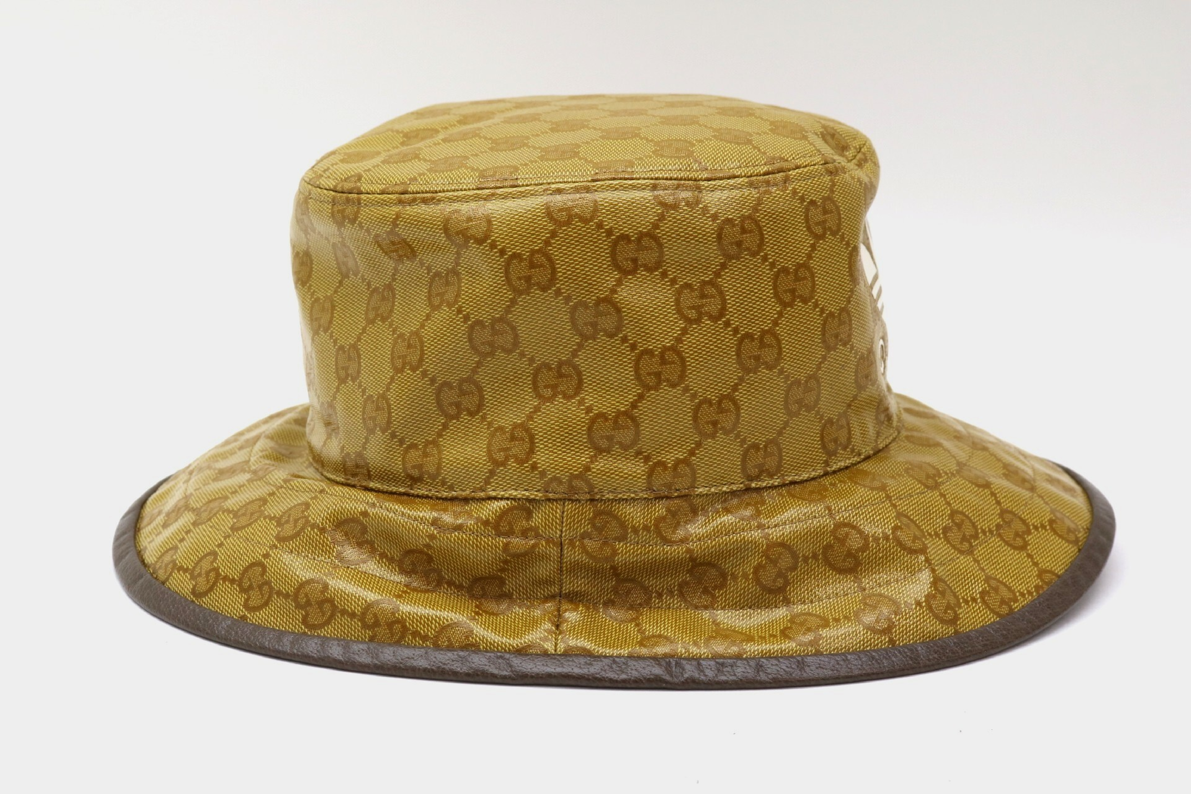 GG Crystal Adidas Bucket Hat and other accessories — view 4