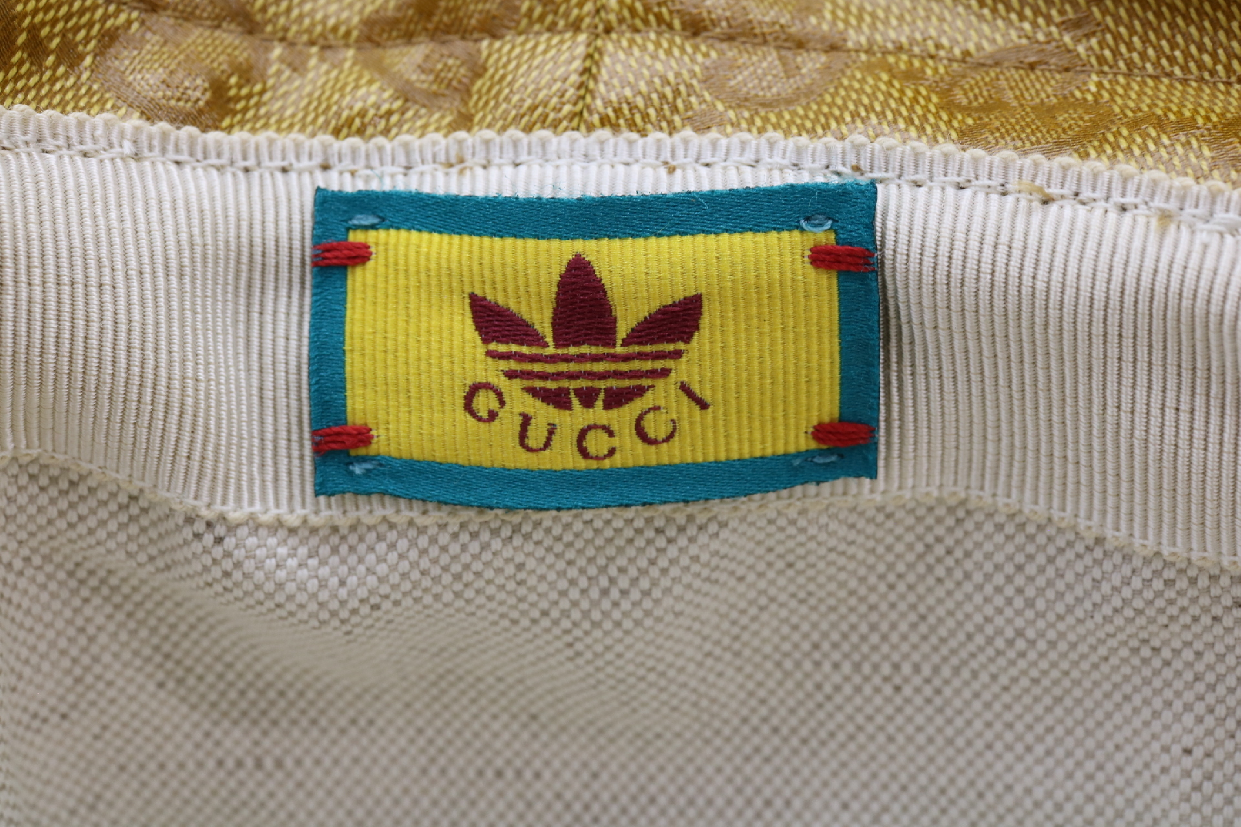 GG Crystal Adidas Bucket Hat and other accessories — view 9