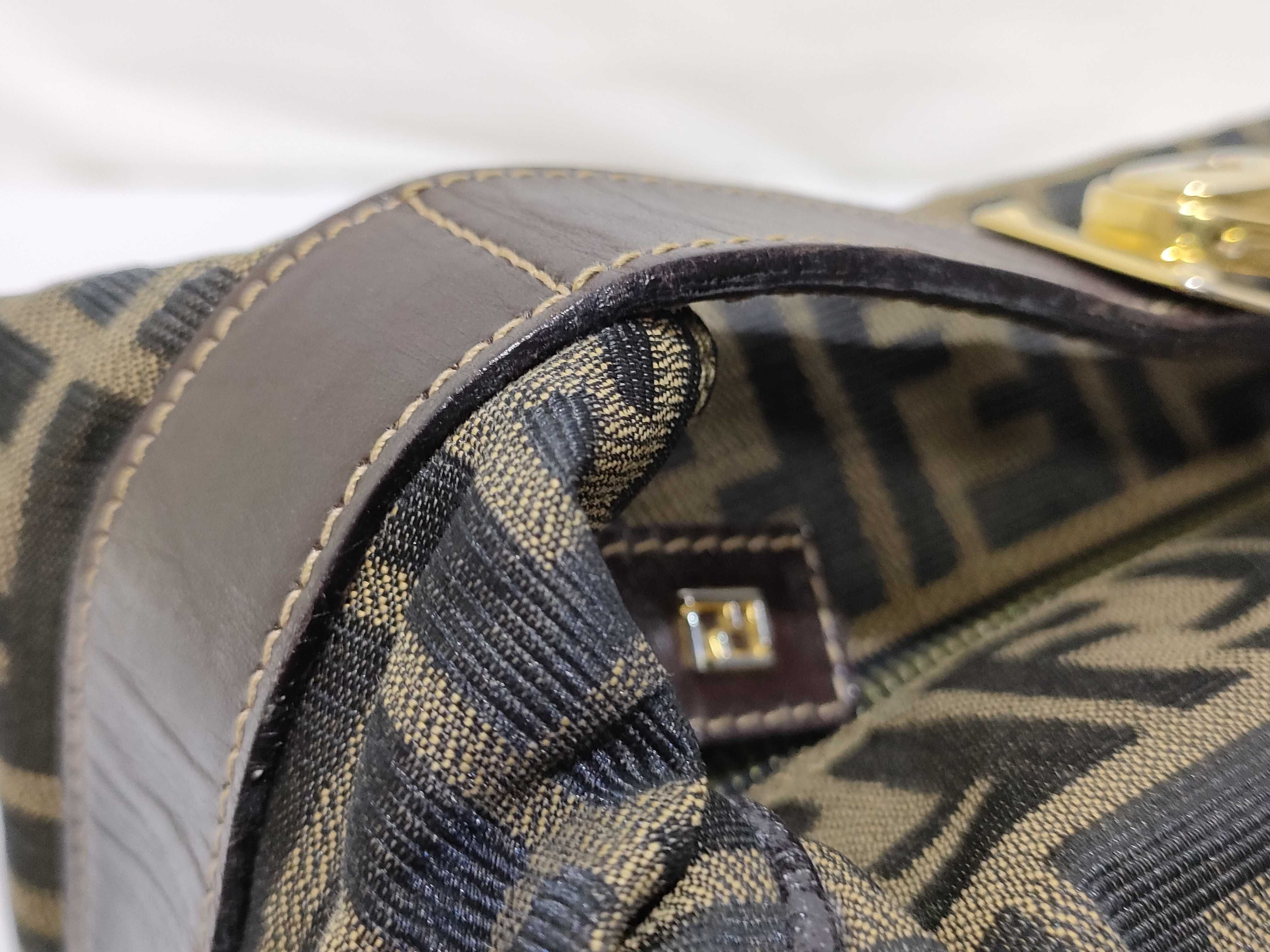 Zucca pattern Fendi one-shoulder Zucca handbag — view 5