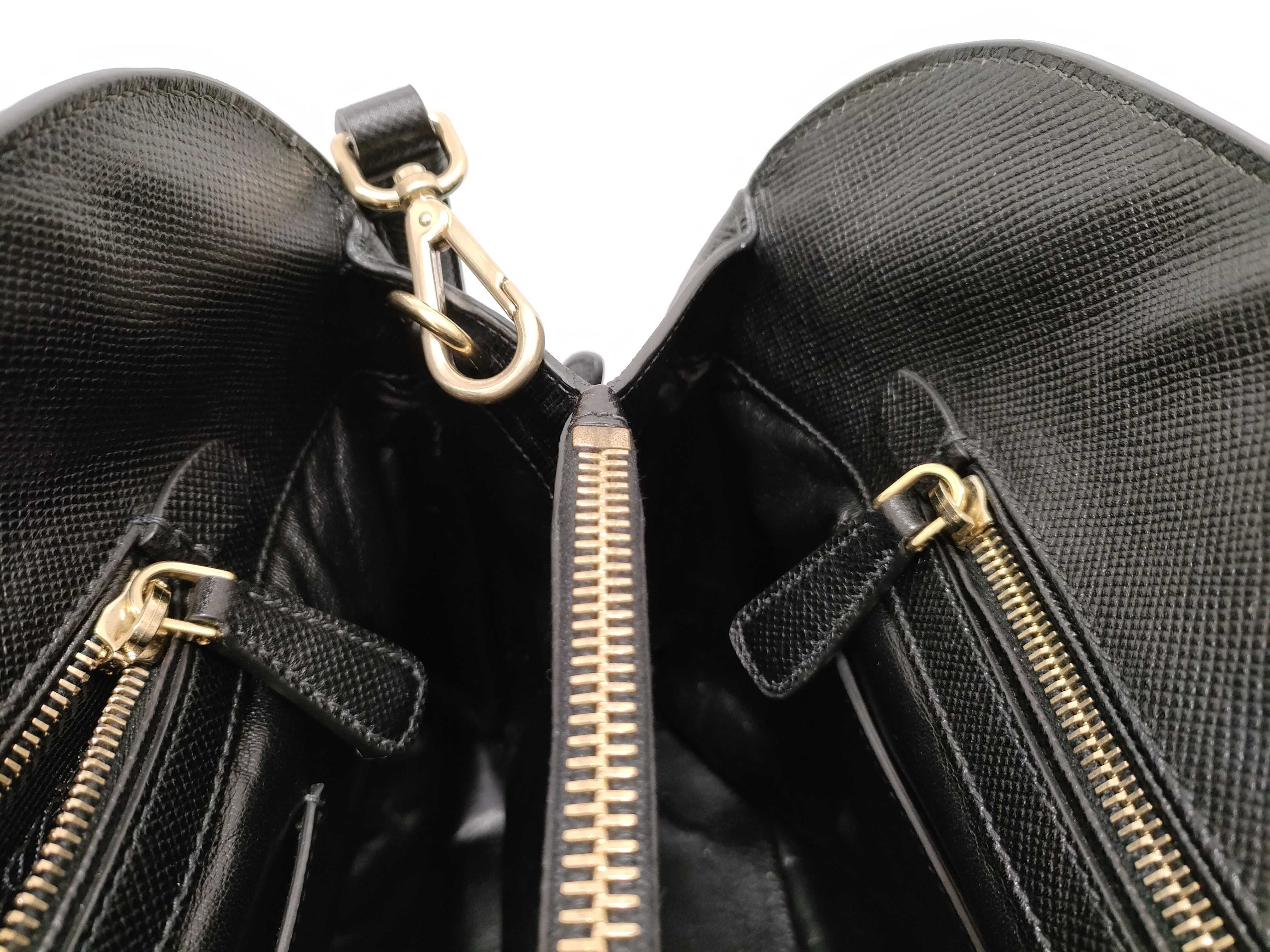 BN2553 Saffiano Leather Logo Handbag — view 10