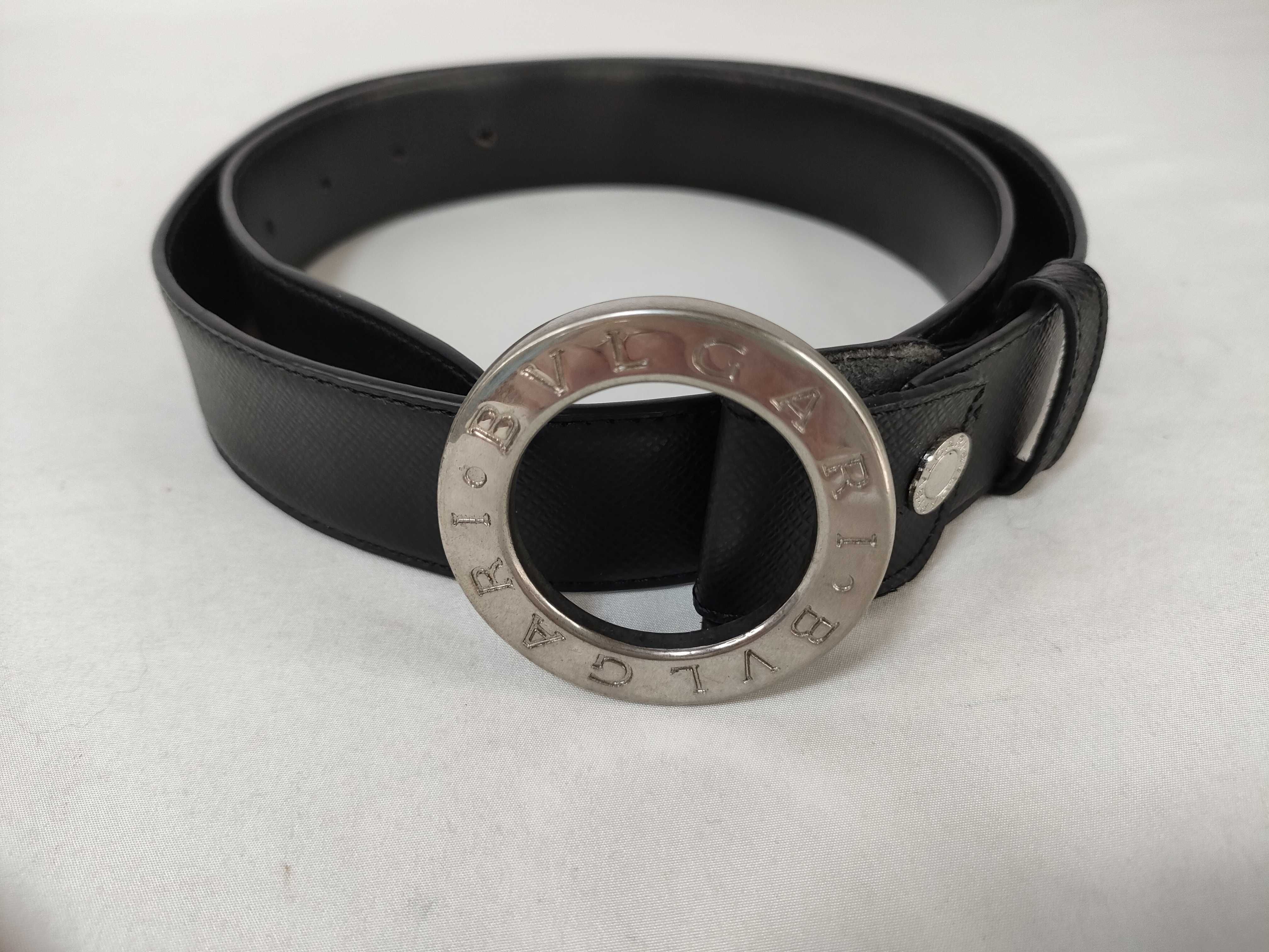 Bulgari Leather Belt 44/110 Belt — view 2