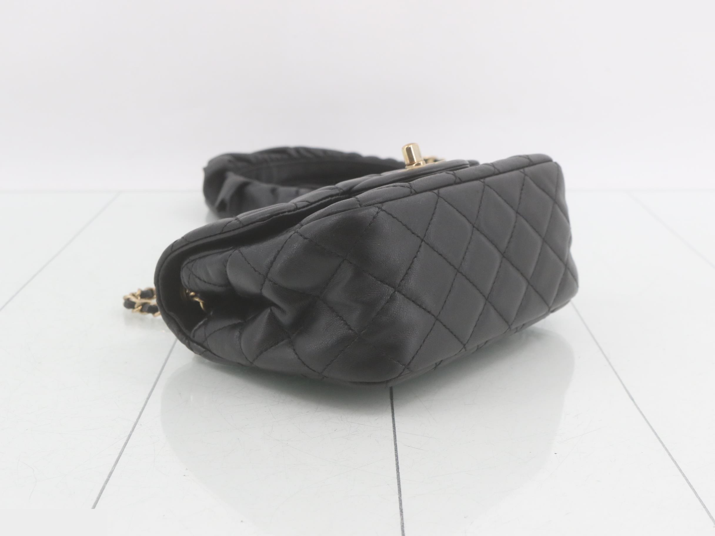 Matelassé Lambskin Chain Shoulder Bag — view 5