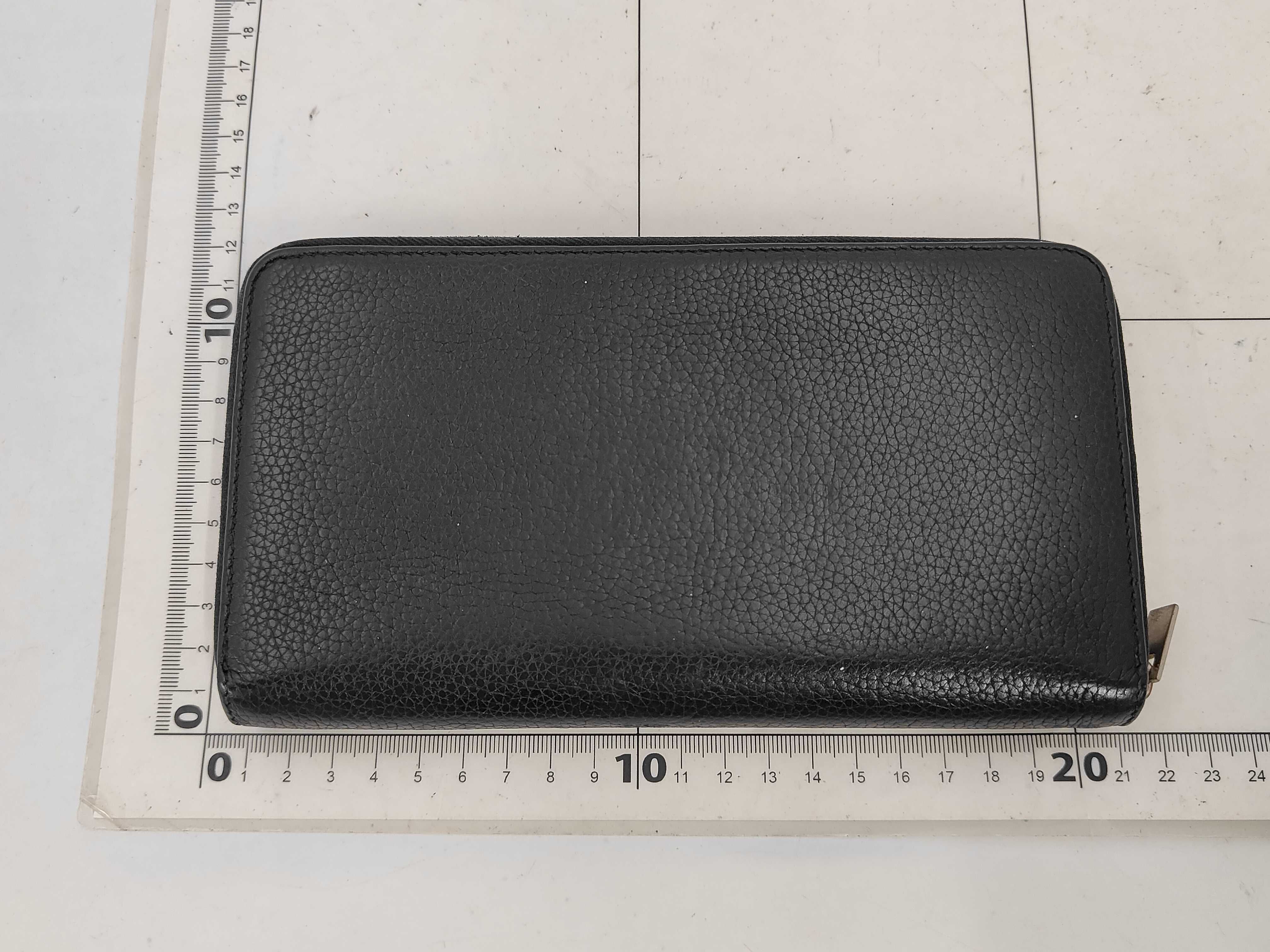Long Wallet, Round Zipper, Black — view 2