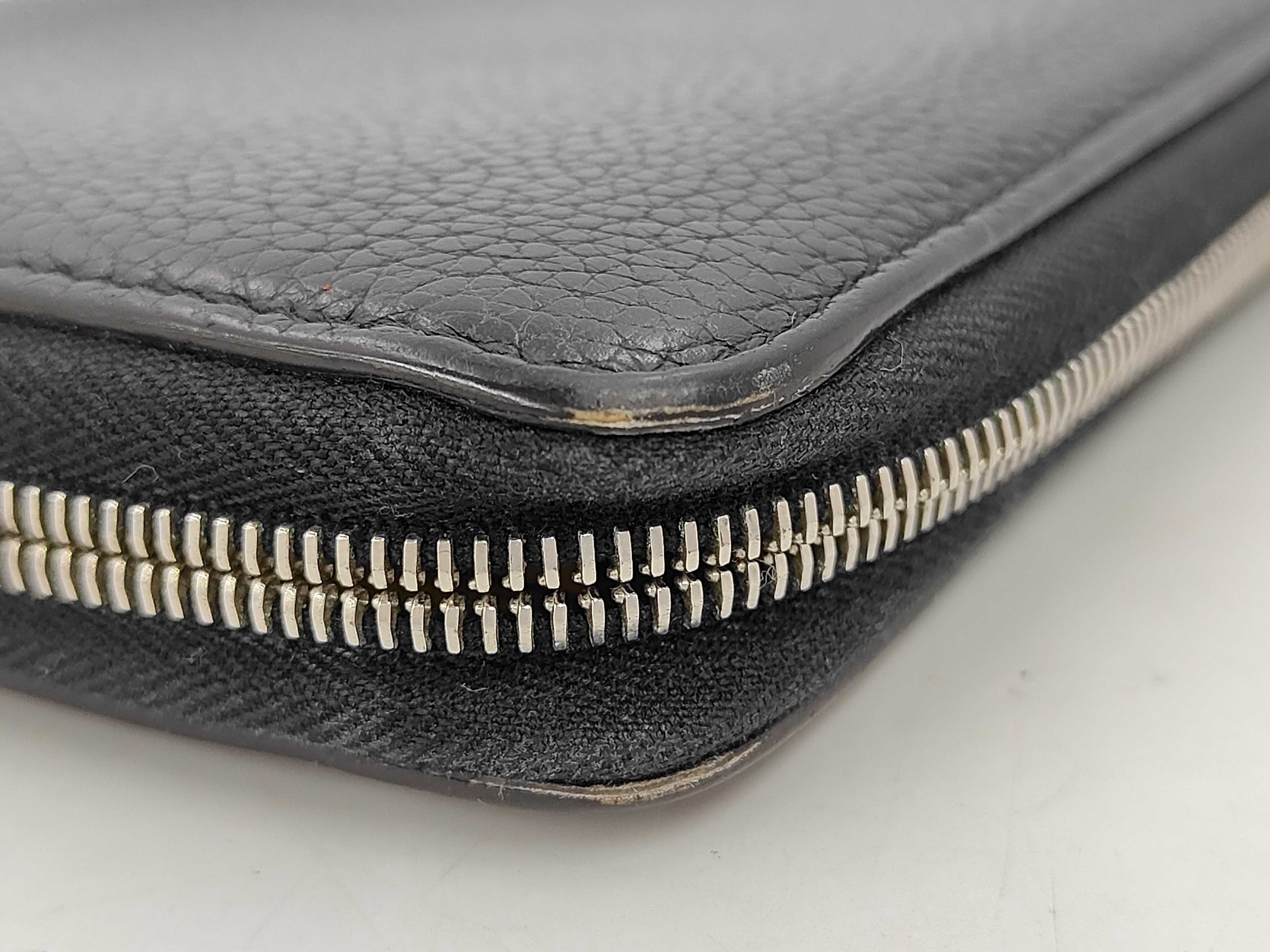 Long Wallet, Round Zipper, Black — view 8