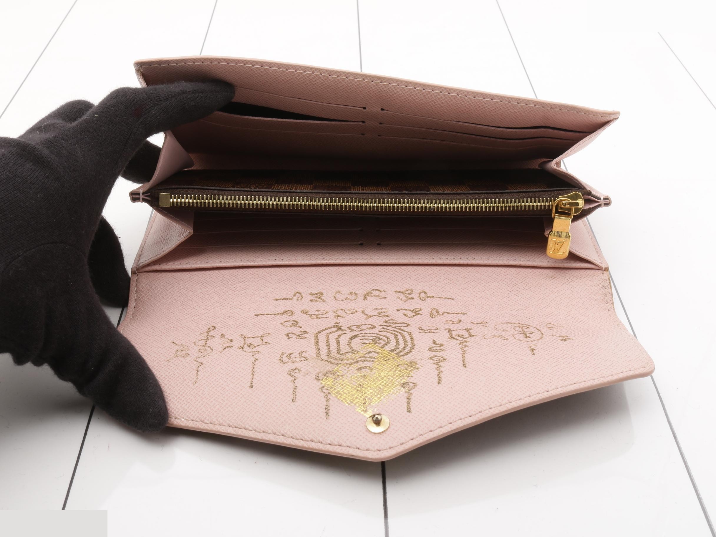Damier Portefeuille Sarah Bi-fold Long Wallet — view 4