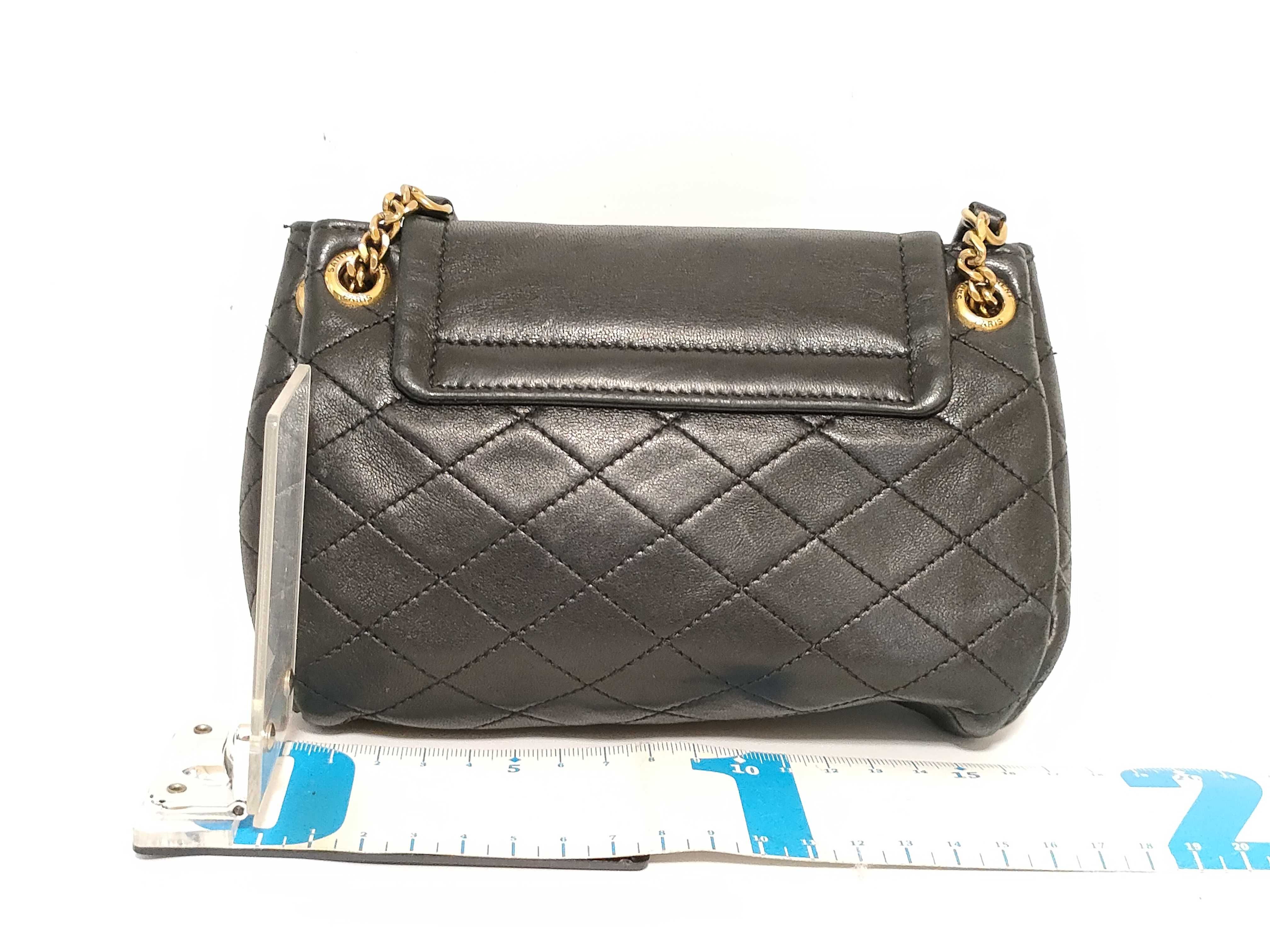 FR- Paris Mini Nolita Leather Chain Shoulder Bag Black 672738 Shoulder Bag — view 2