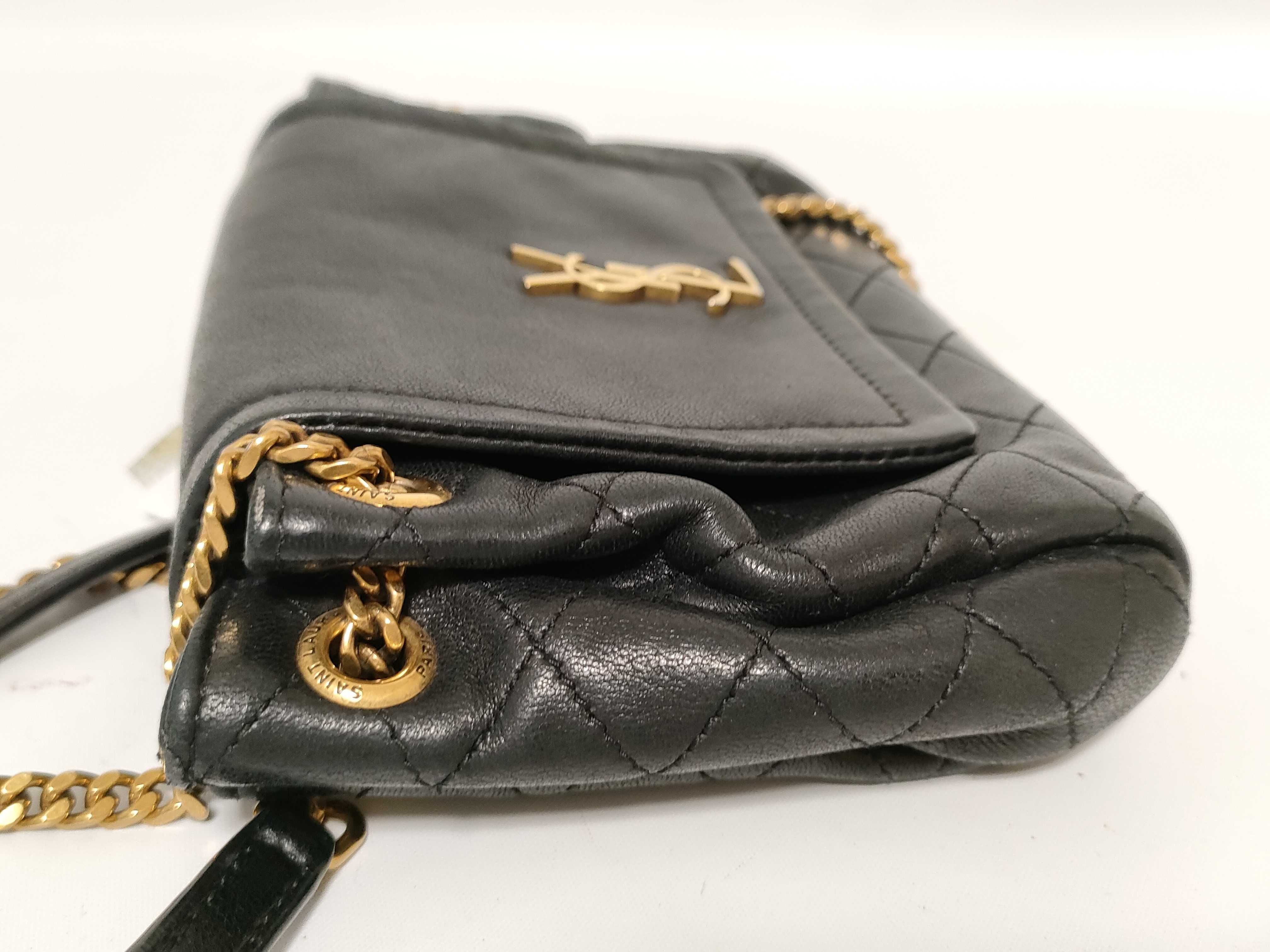FR- Paris Mini Nolita Leather Chain Shoulder Bag Black 672738 Shoulder Bag — view 13