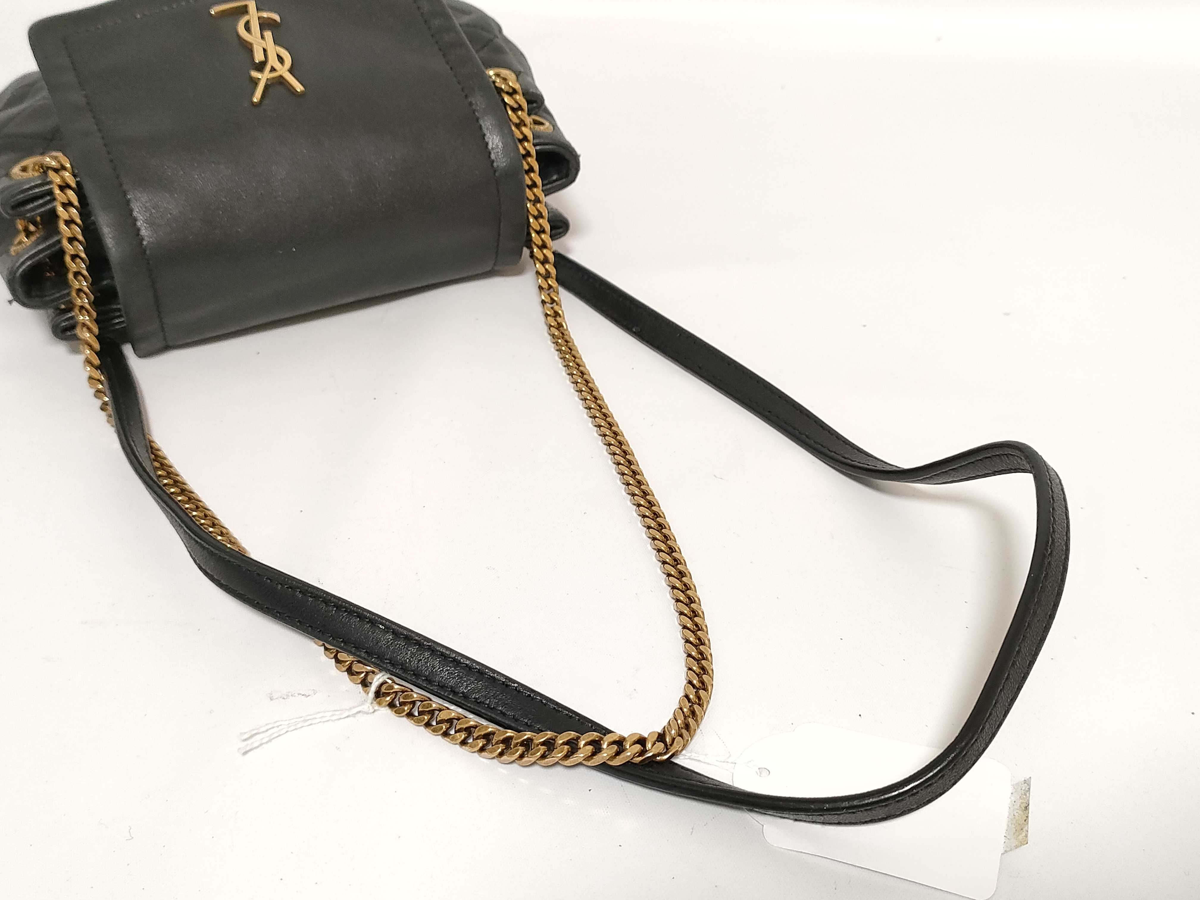 FR- Paris Mini Nolita Leather Chain Shoulder Bag Black 672738 Shoulder Bag — view 3