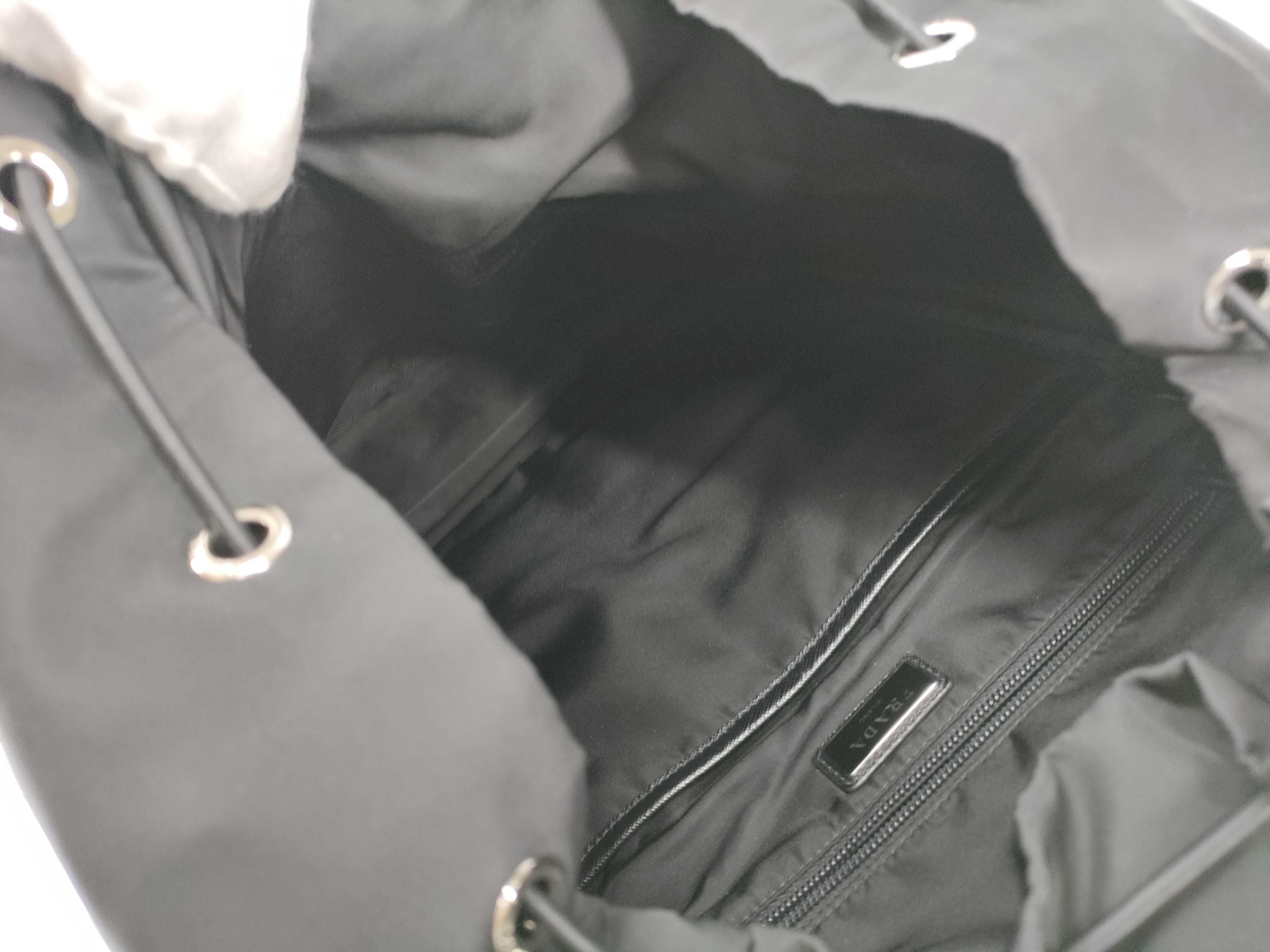 Black Nylon Backpack 2VZ019 — view 11