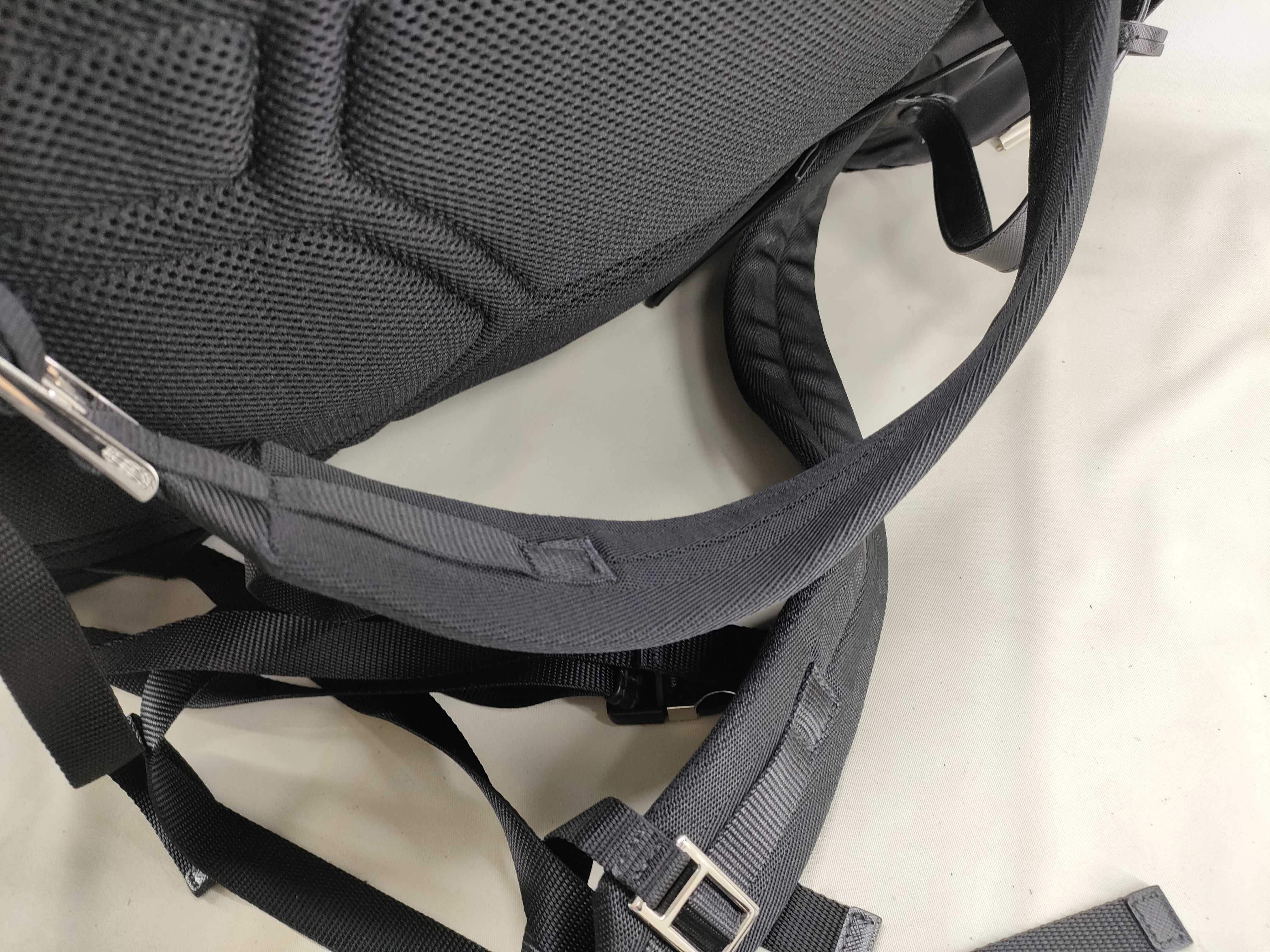 Black Nylon Backpack 2VZ019 — view 5