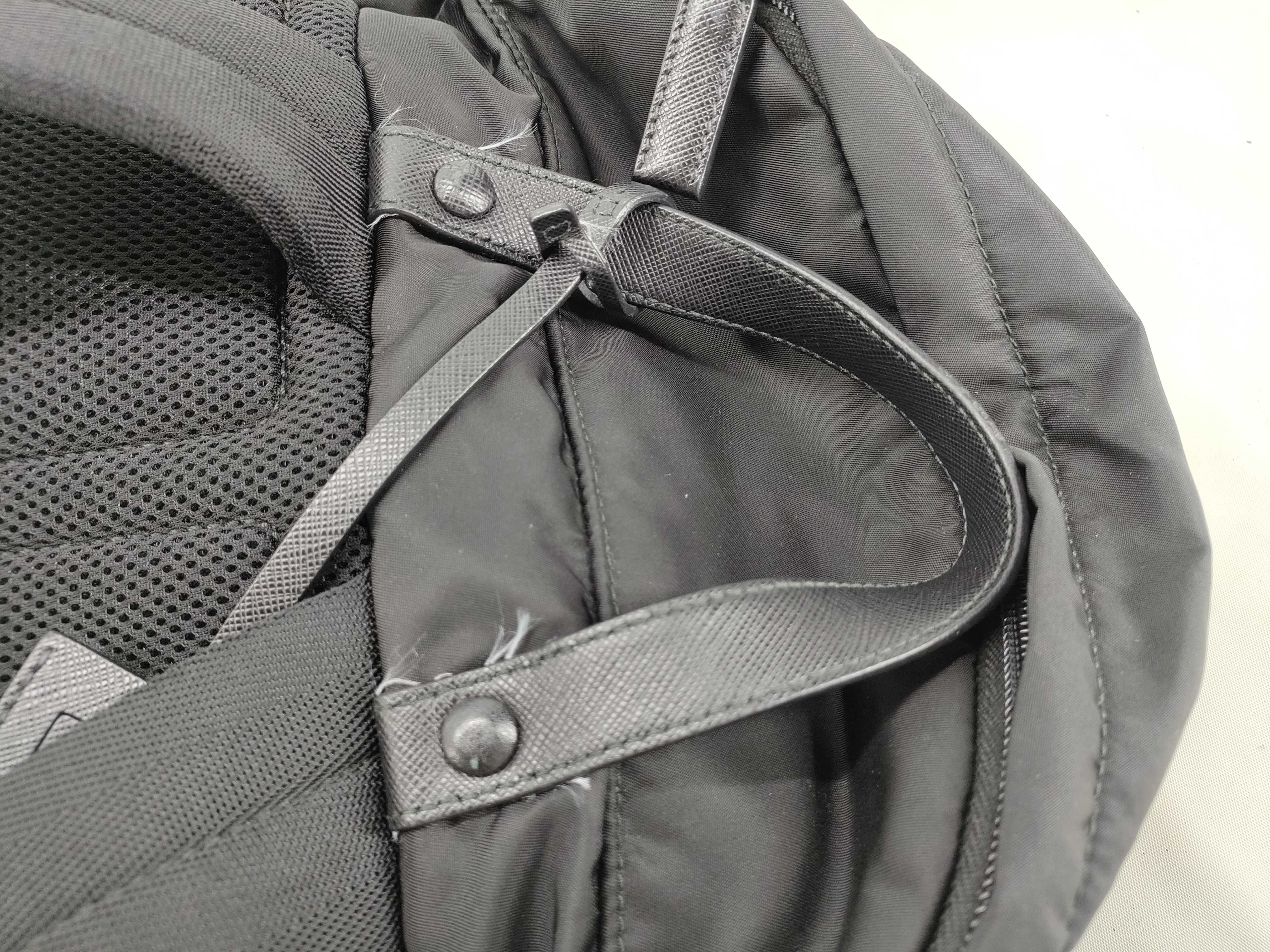 Black Nylon Backpack 2VZ019 — view 6