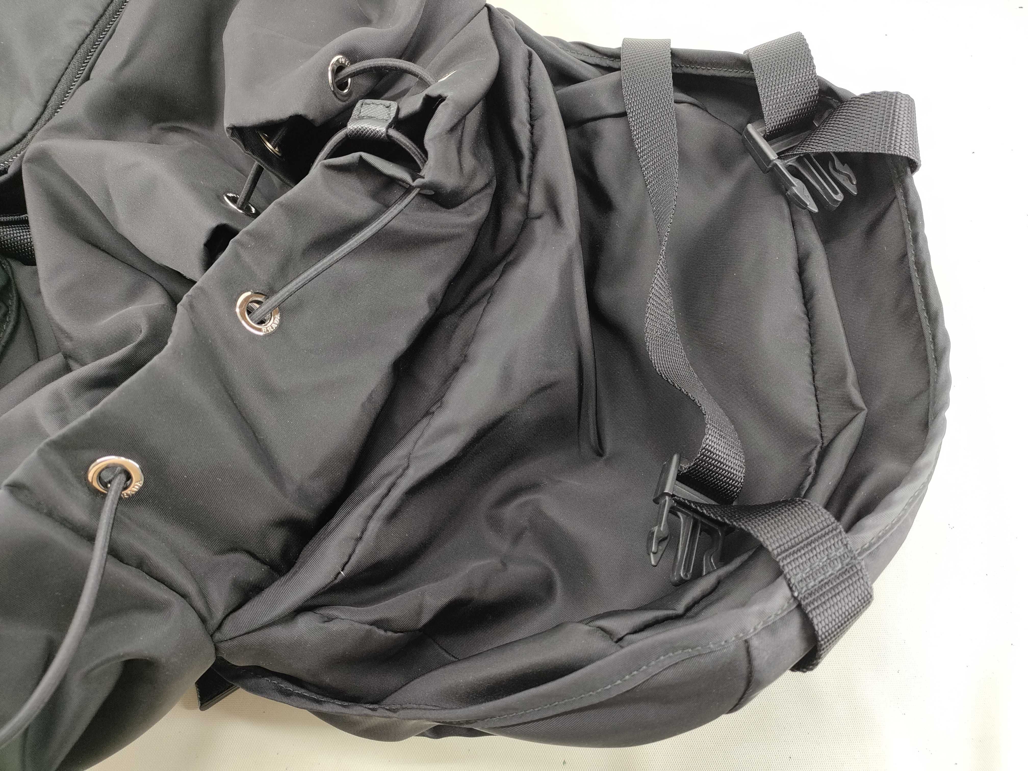 Black Nylon Backpack 2VZ019 — view 10