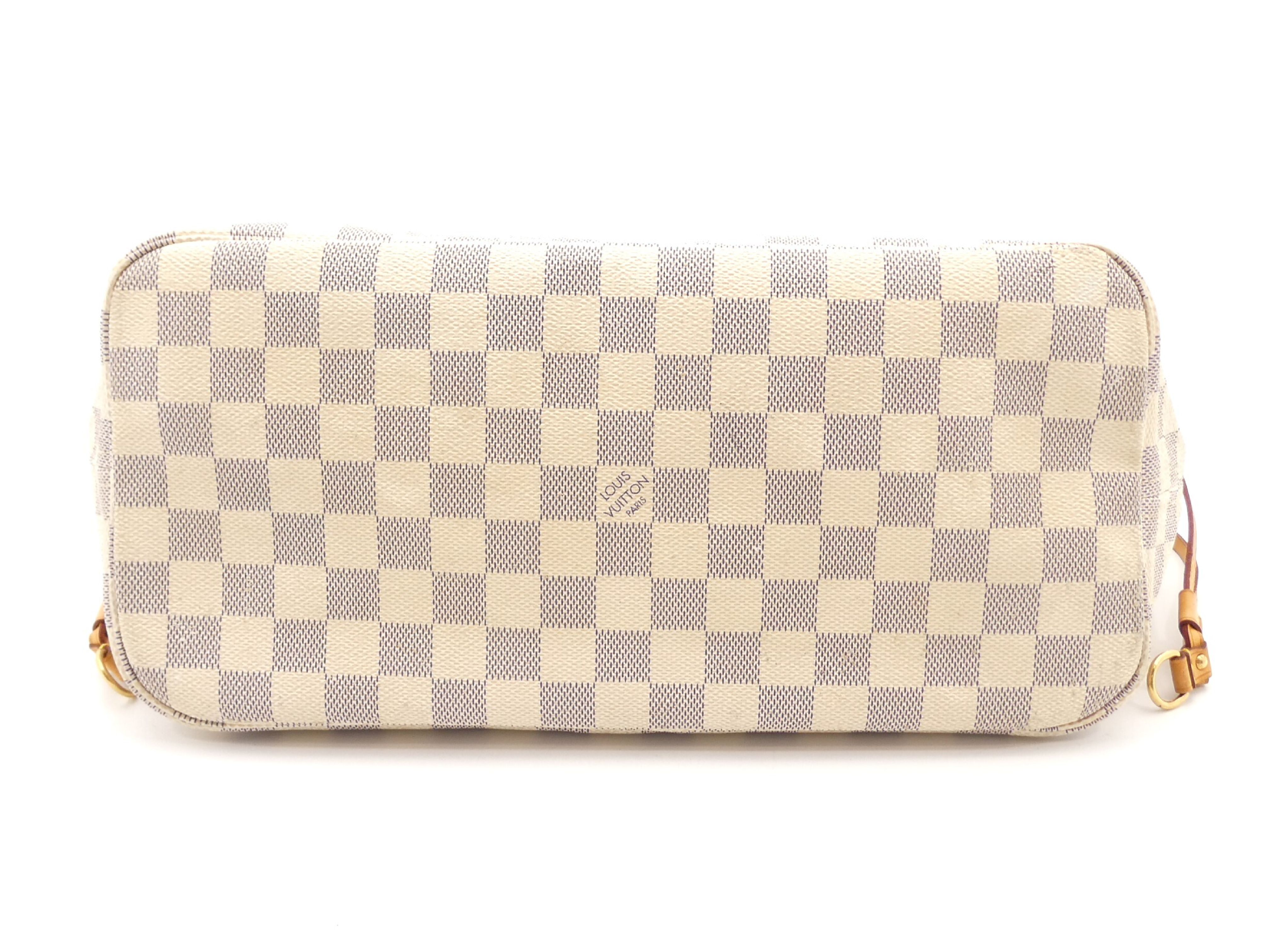 Damier Azur Neverfull MM Shoulder Bag — view 5