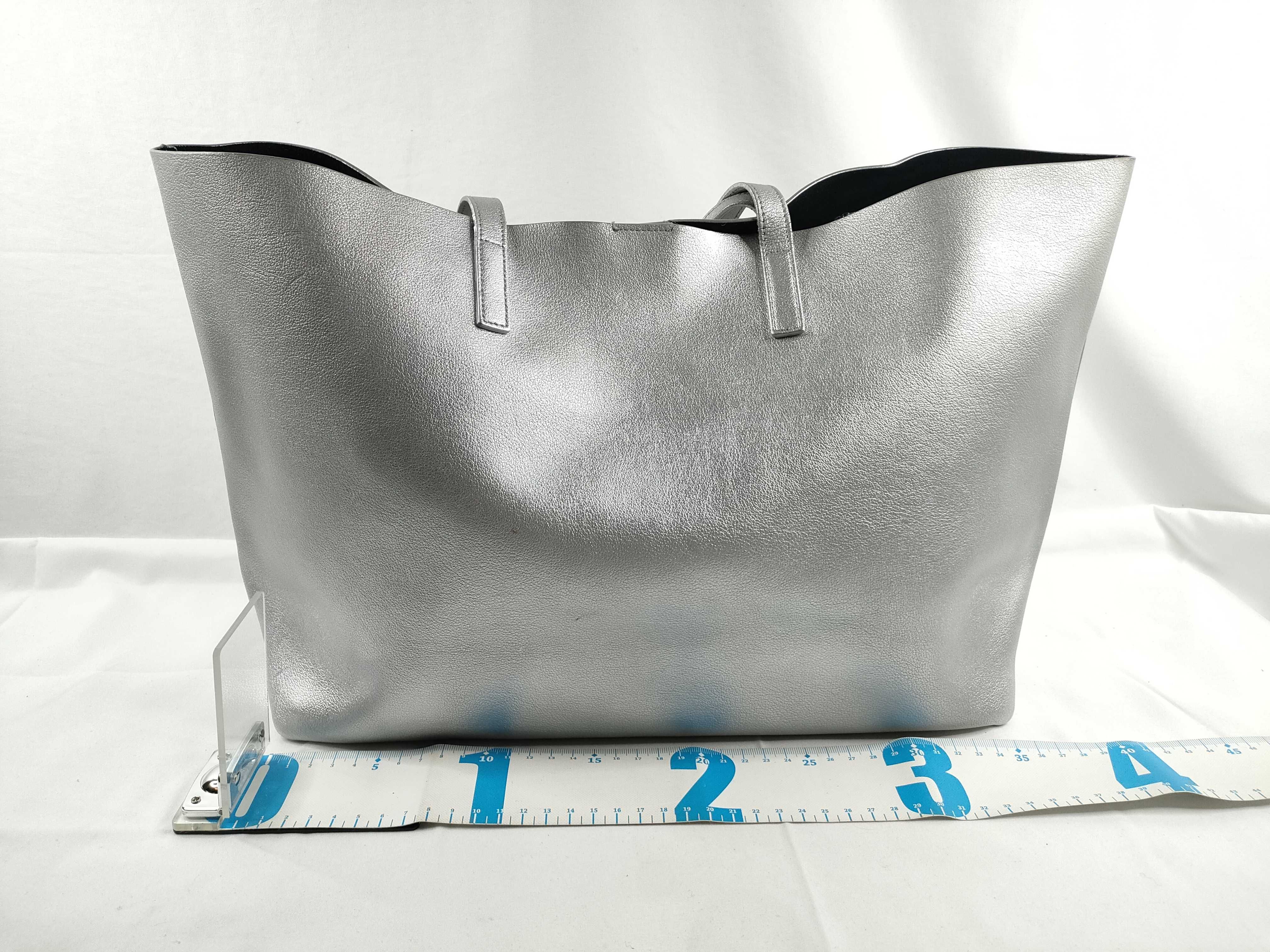 Shopping Tote Leather Tote Bag Cereal Tote Bag — view 2