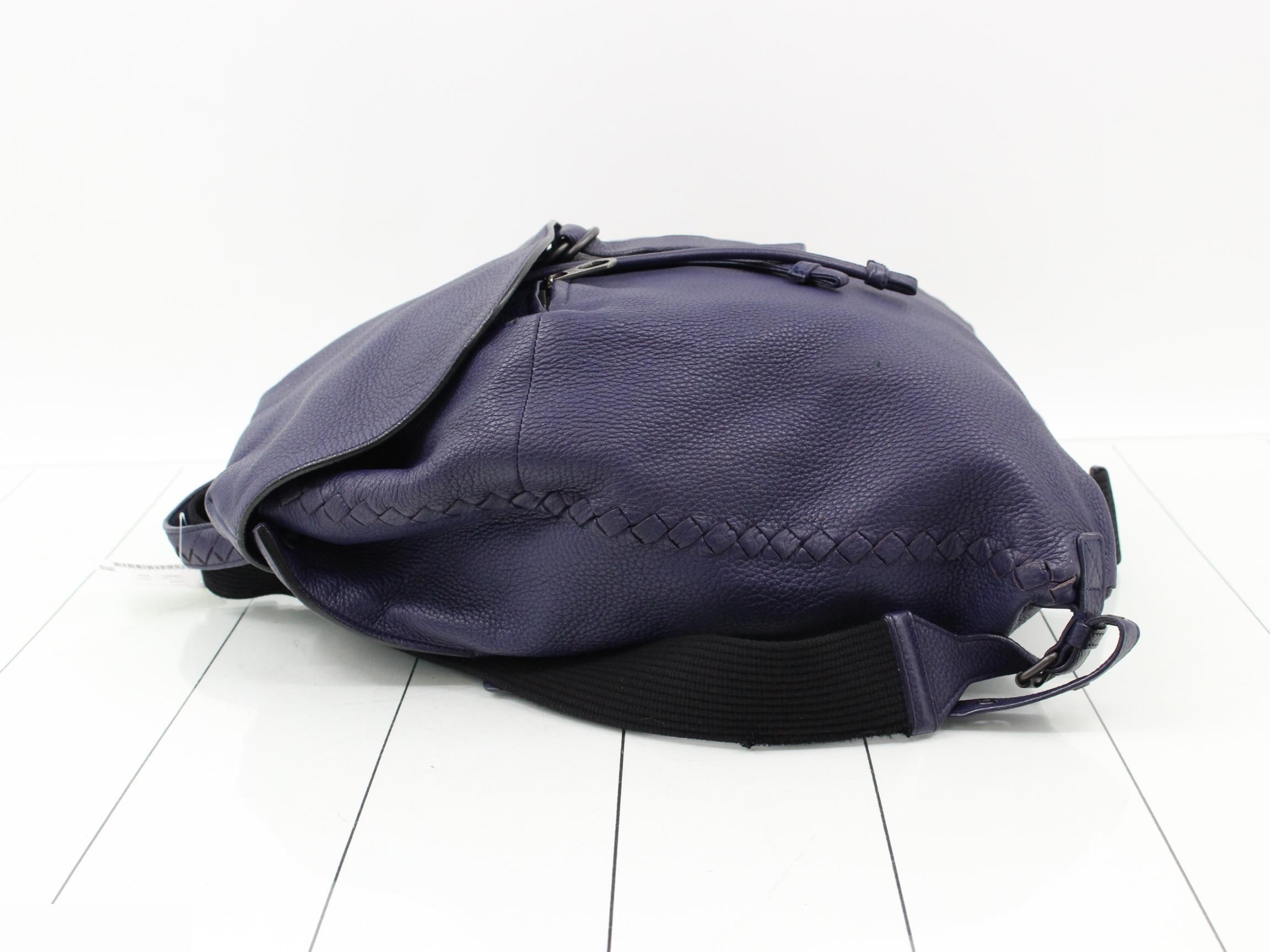 Intrecciato Leather Backpack — view 4