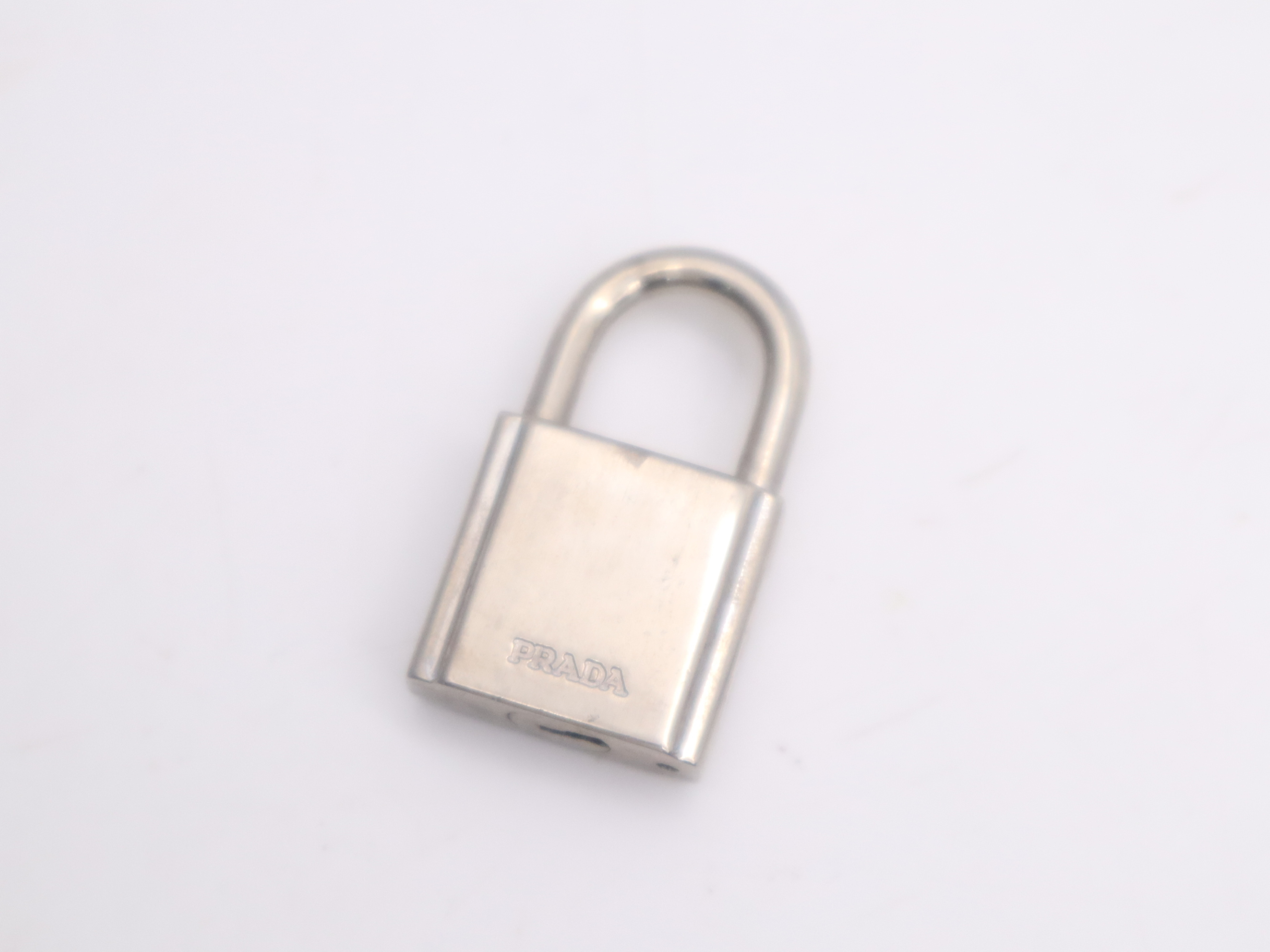 Urethane Tote Bag, Black, Silver Hardware, Includes Padlock, 2 Keys, and Clochette. — view 14
