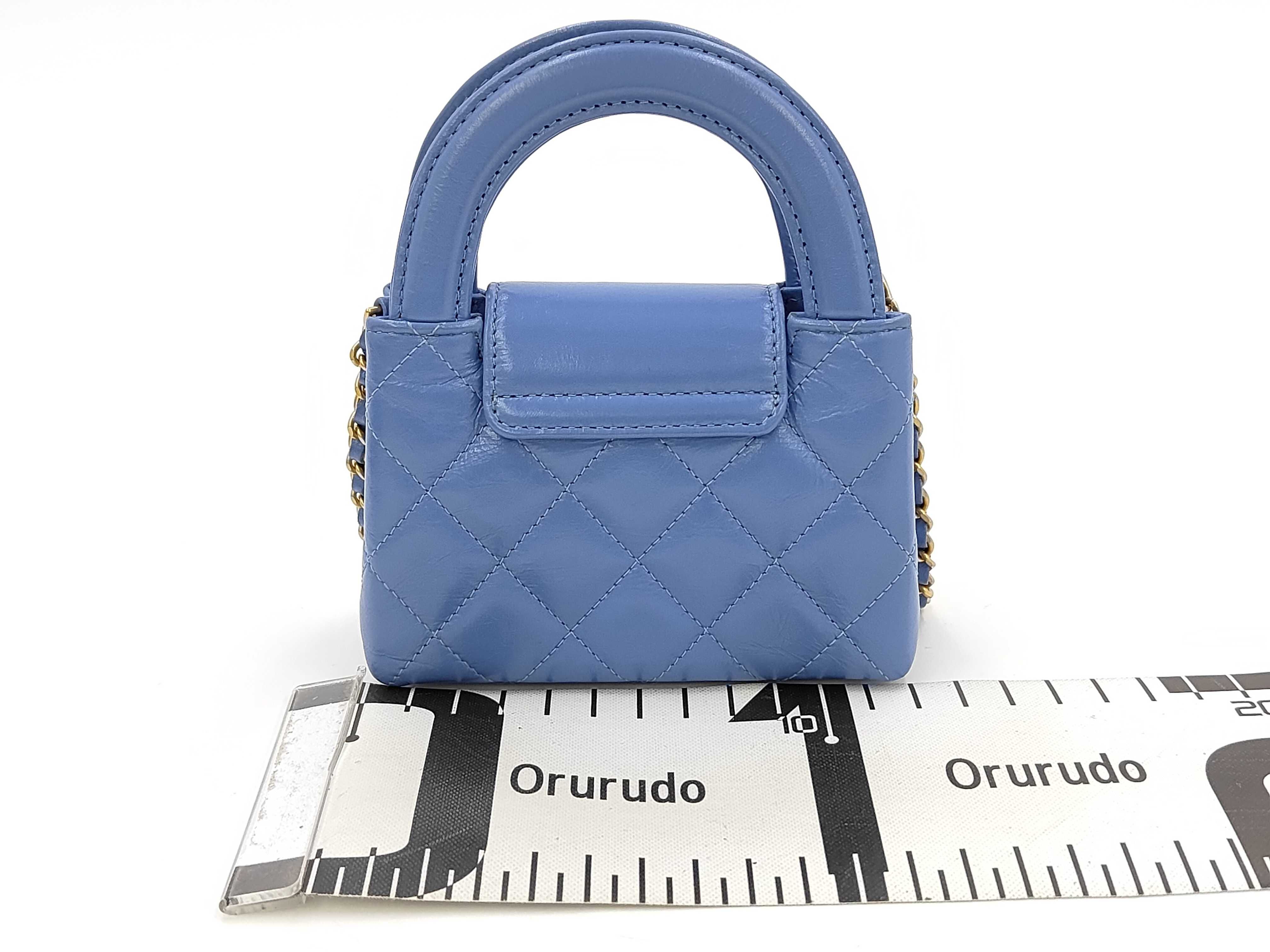 Kelly-style top-handle 2-way chain random plate handbag — view 2