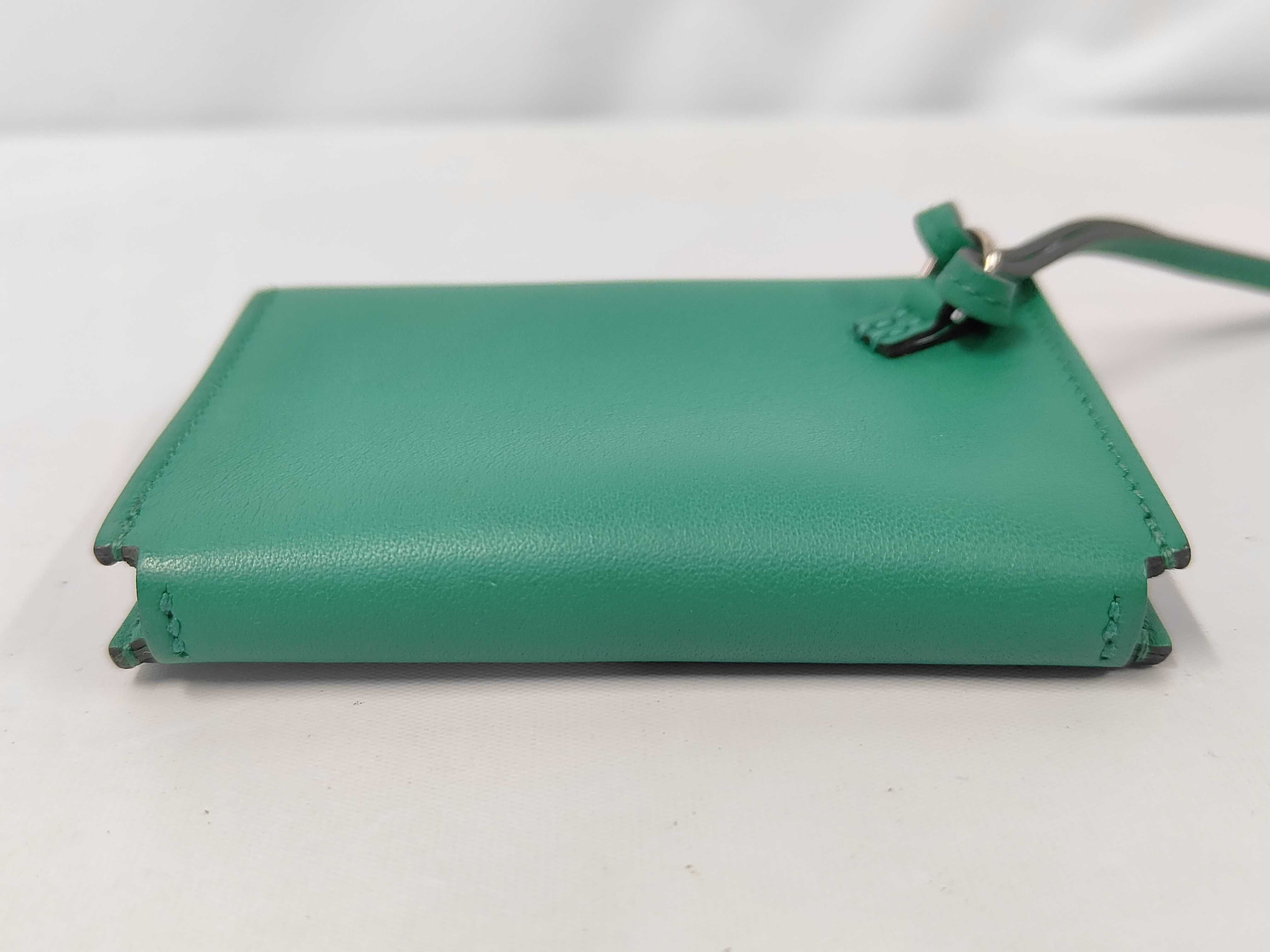 Nap Veau Swift Card Case, Mint Silver Hardware, W: 2024, Coin Case — view 4