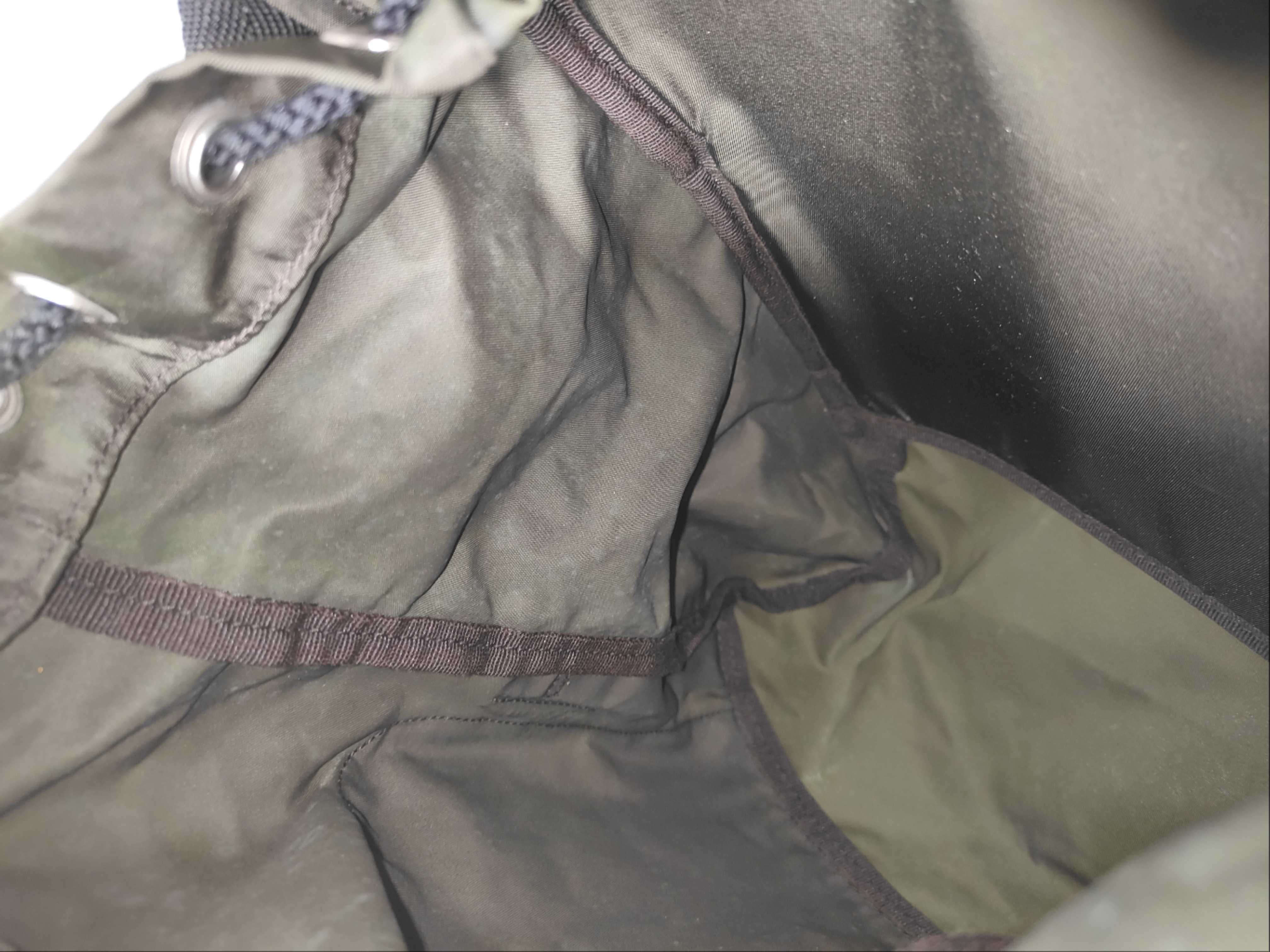 Nylon Backpack, Khaki — view 13