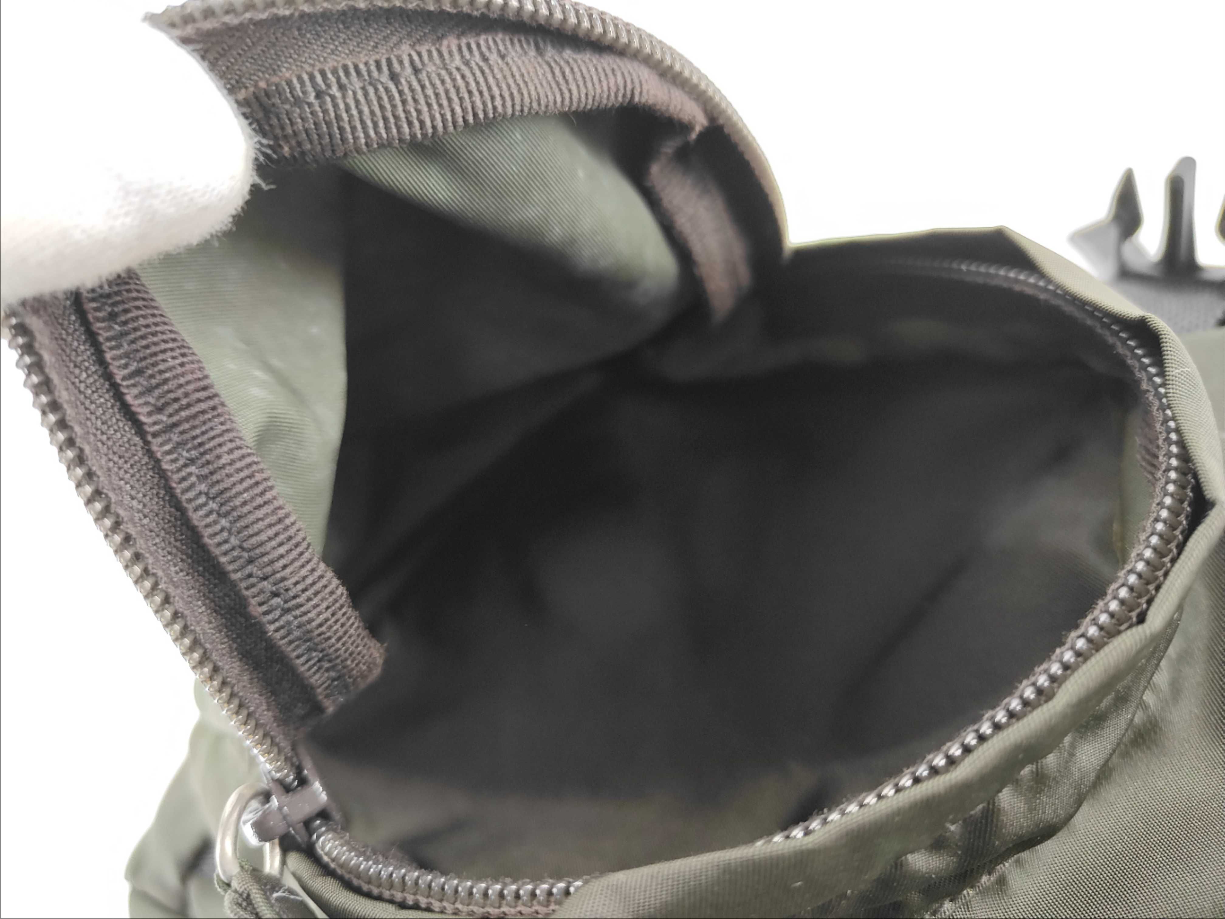 Nylon Backpack, Khaki — view 14