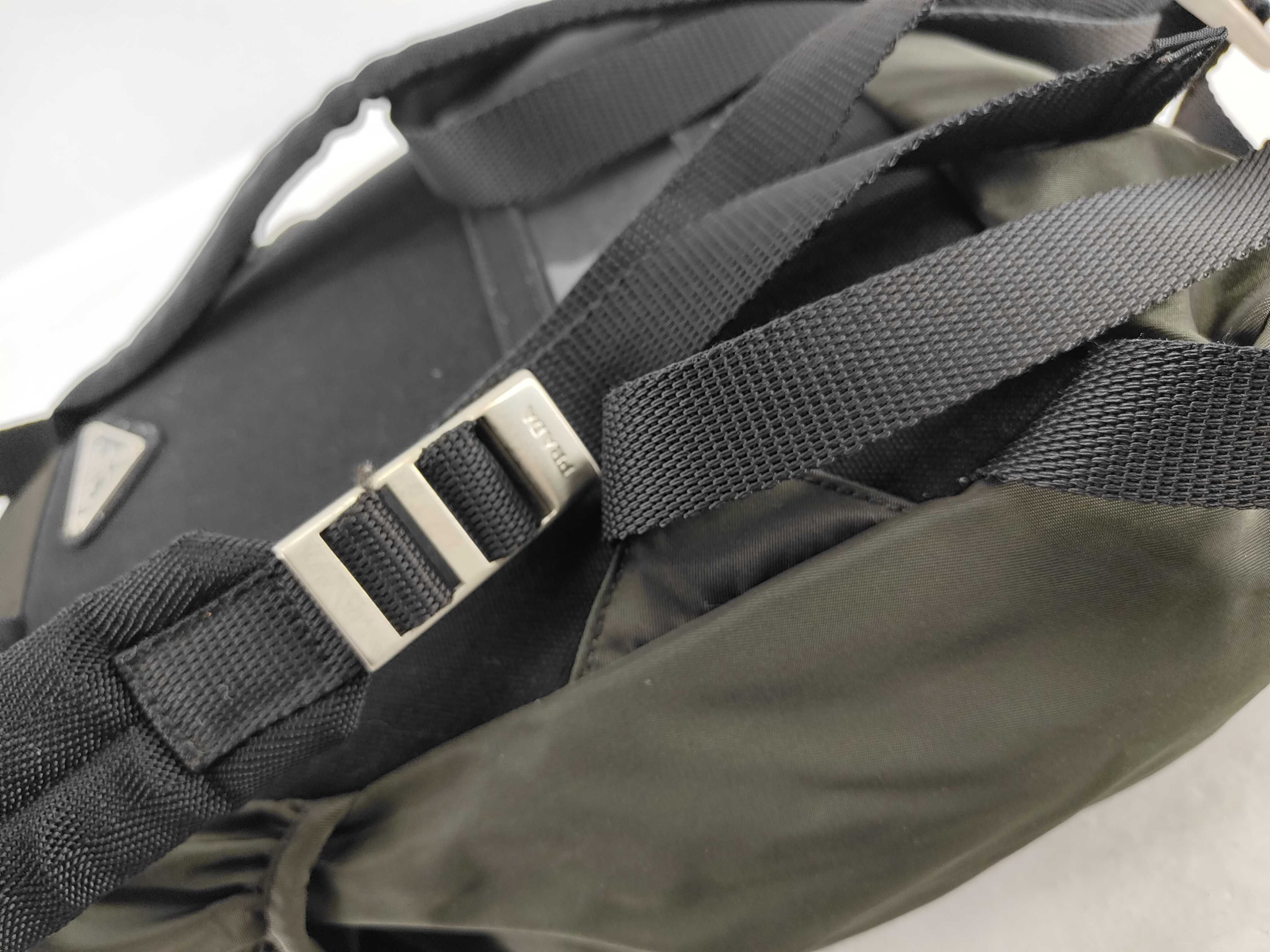 Nylon Backpack, Khaki — view 4