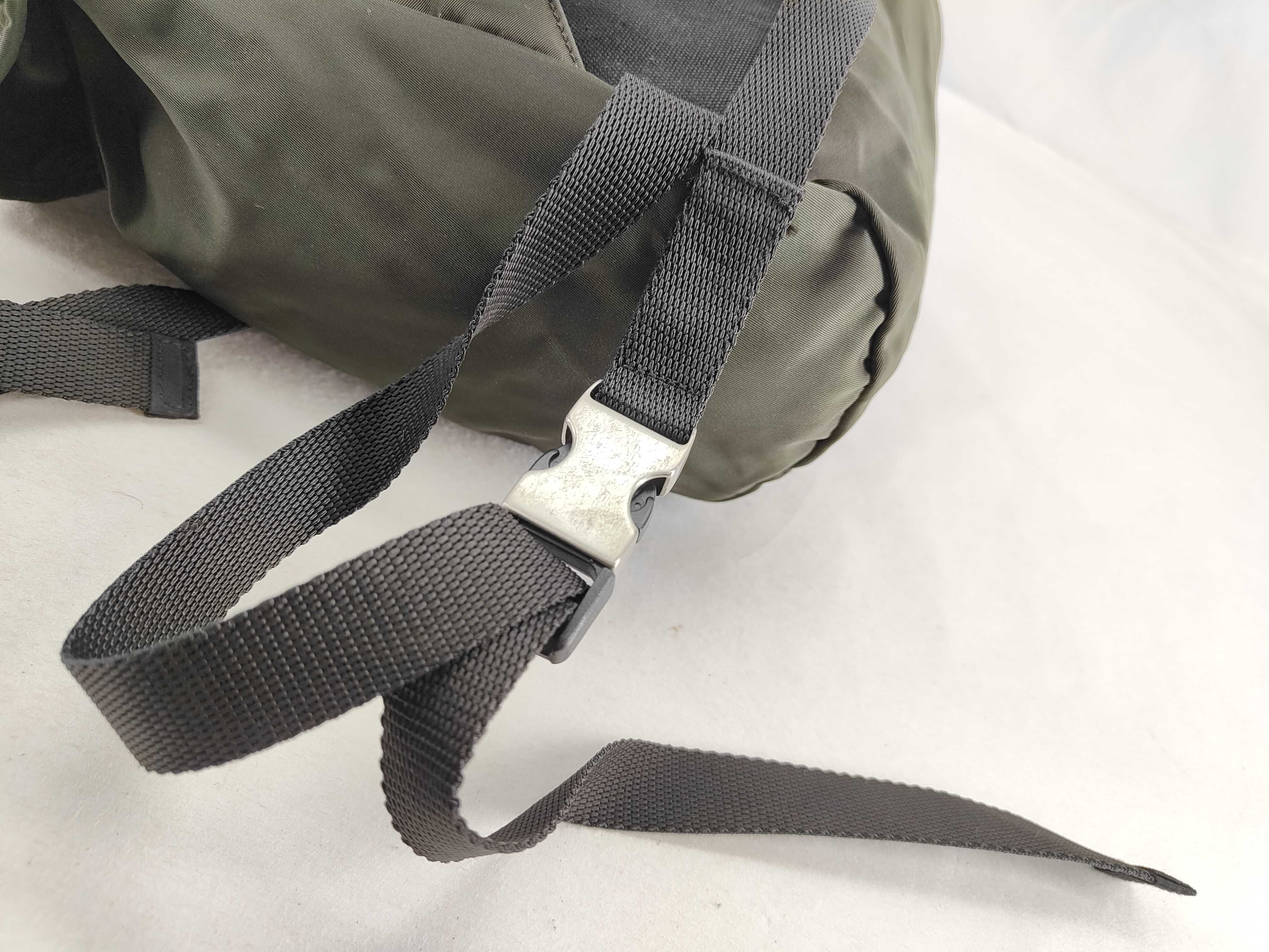 Nylon Backpack, Khaki — view 5