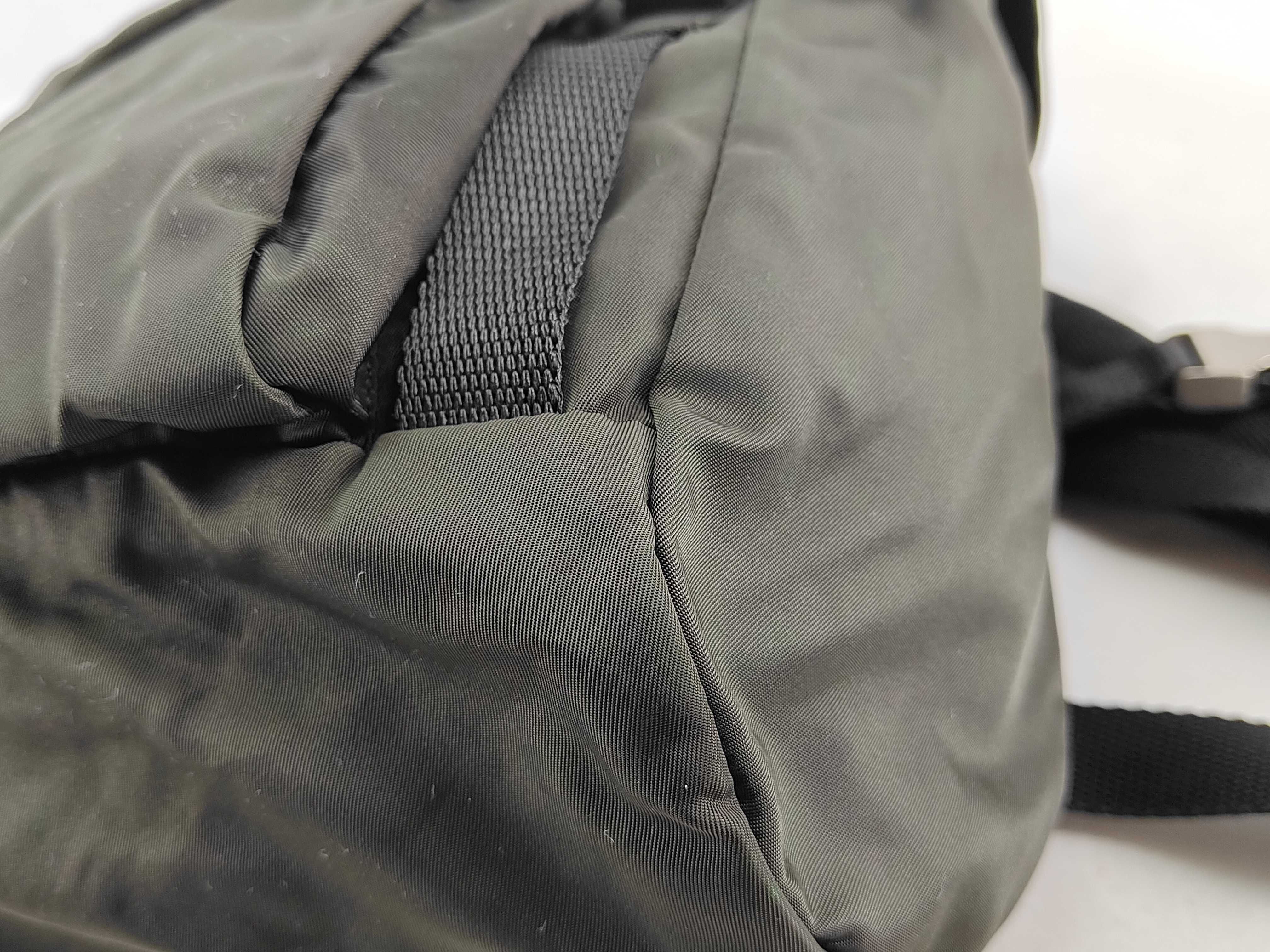 Nylon Backpack, Khaki — view 7
