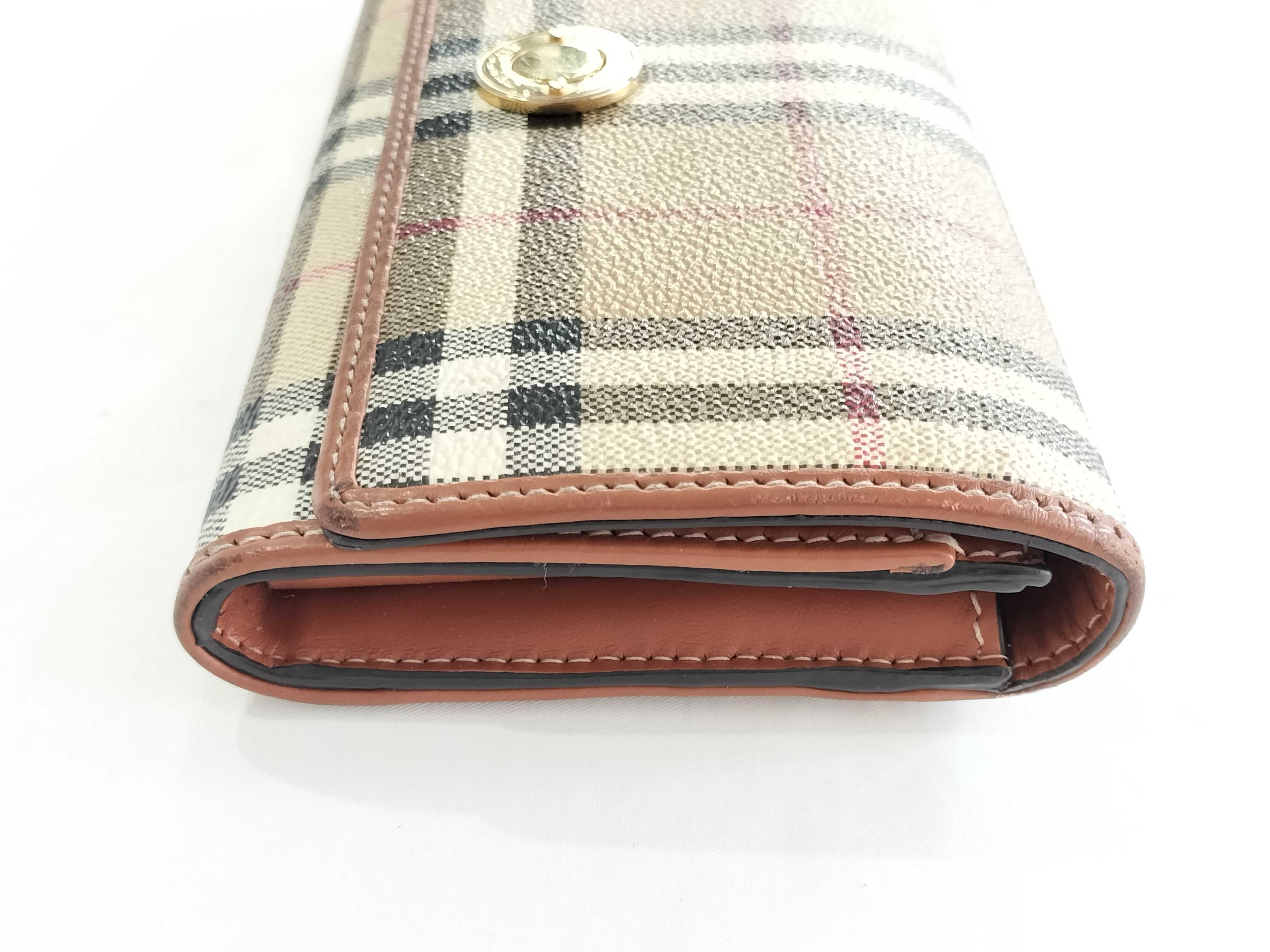 checkered long wallet — view 5