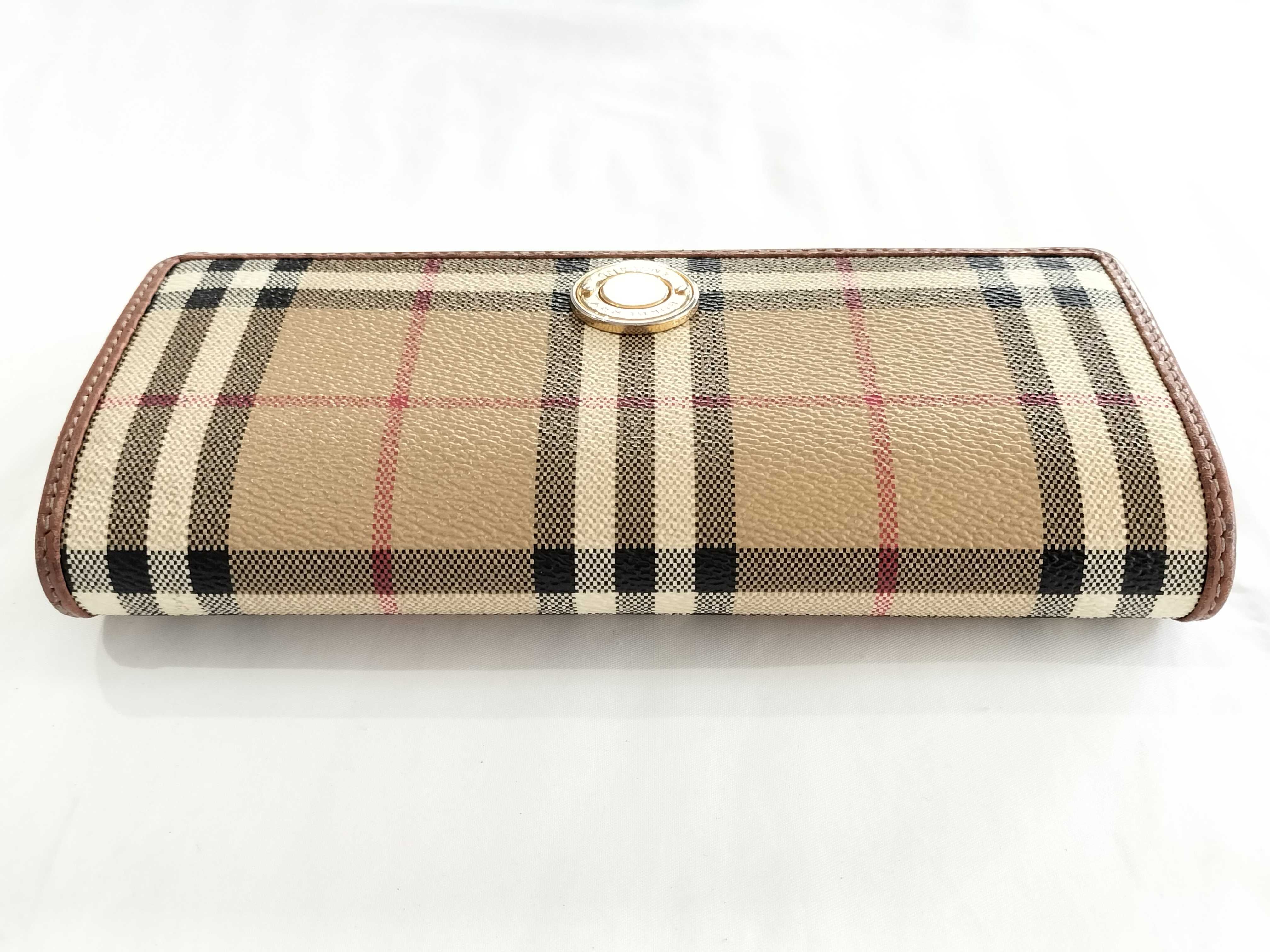 checkered long wallet — view 6