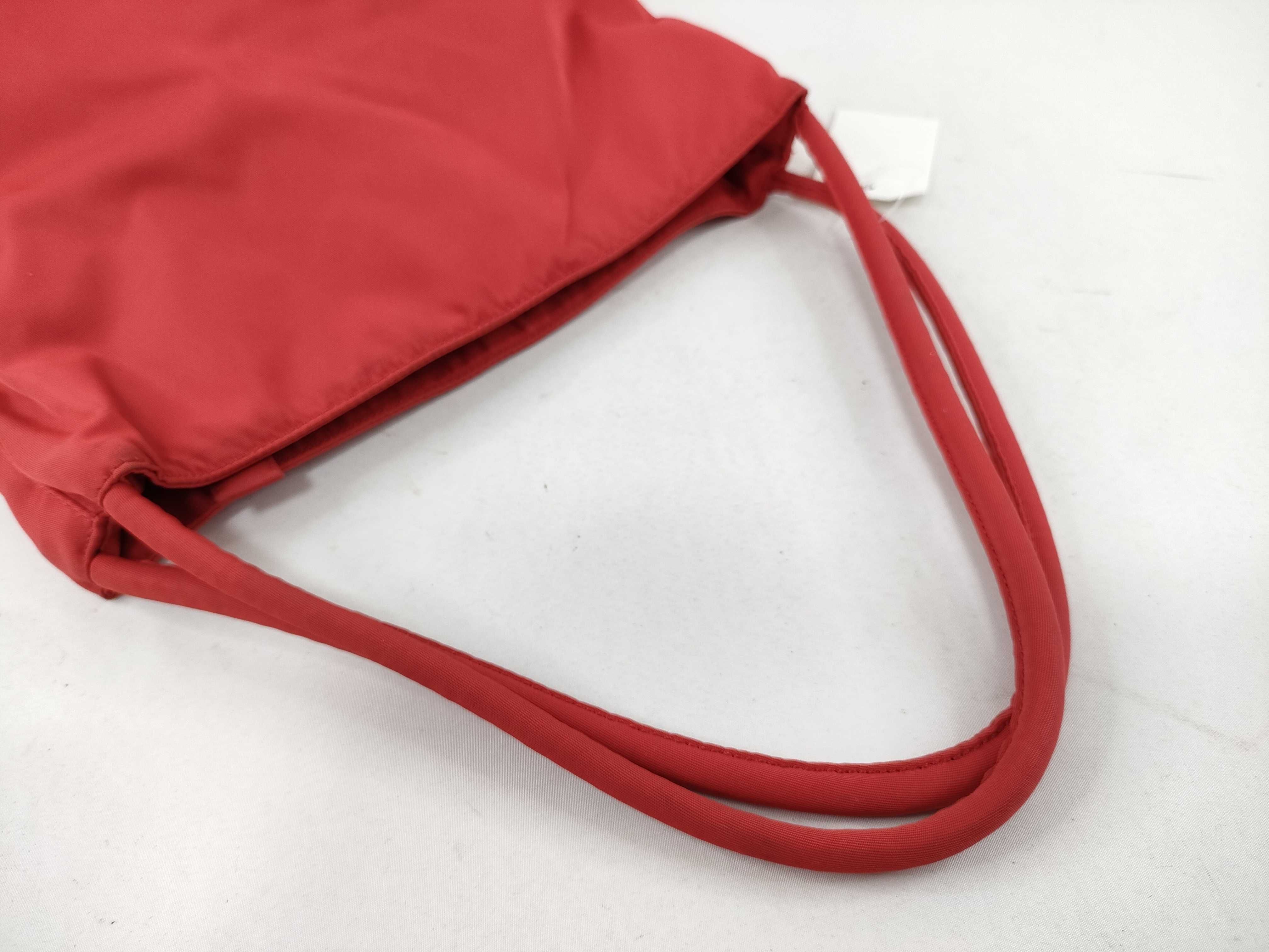Nylon Tessuto Tote Bag (Red) — view 5