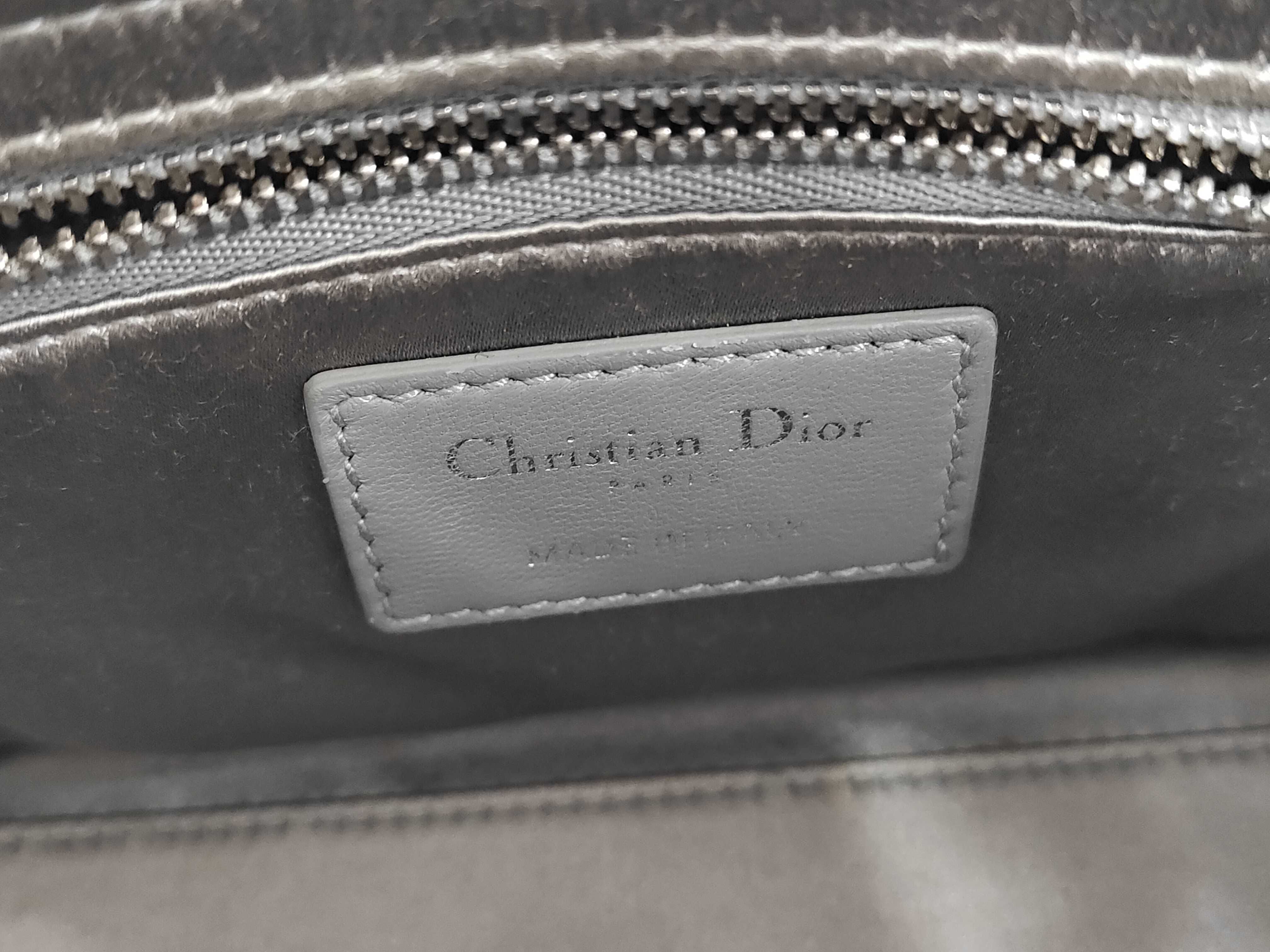 Lady Grey Cannage Satin Shoulder Bag/Handbag — view 11