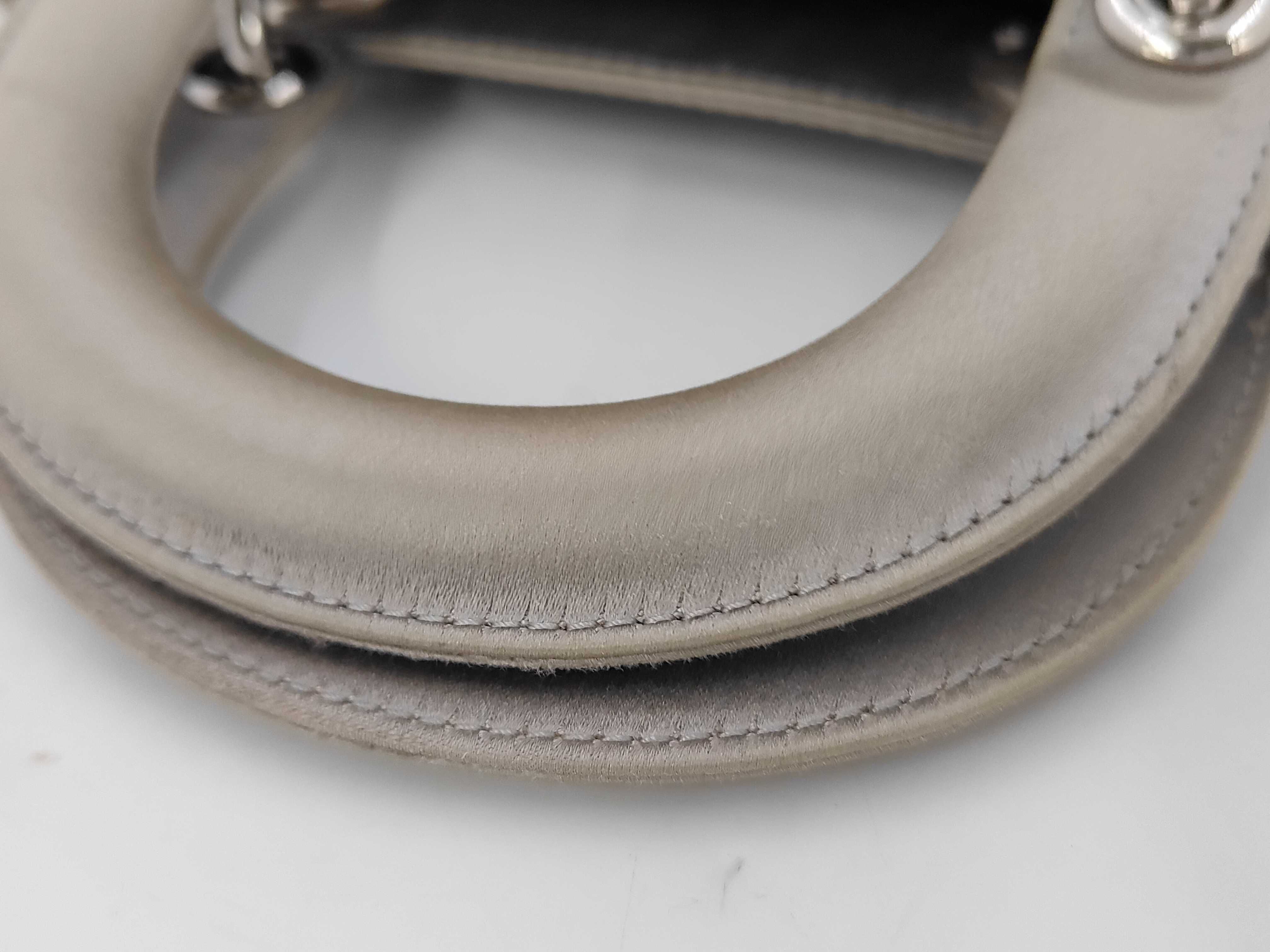 Lady Grey Cannage Satin Shoulder Bag/Handbag — view 5