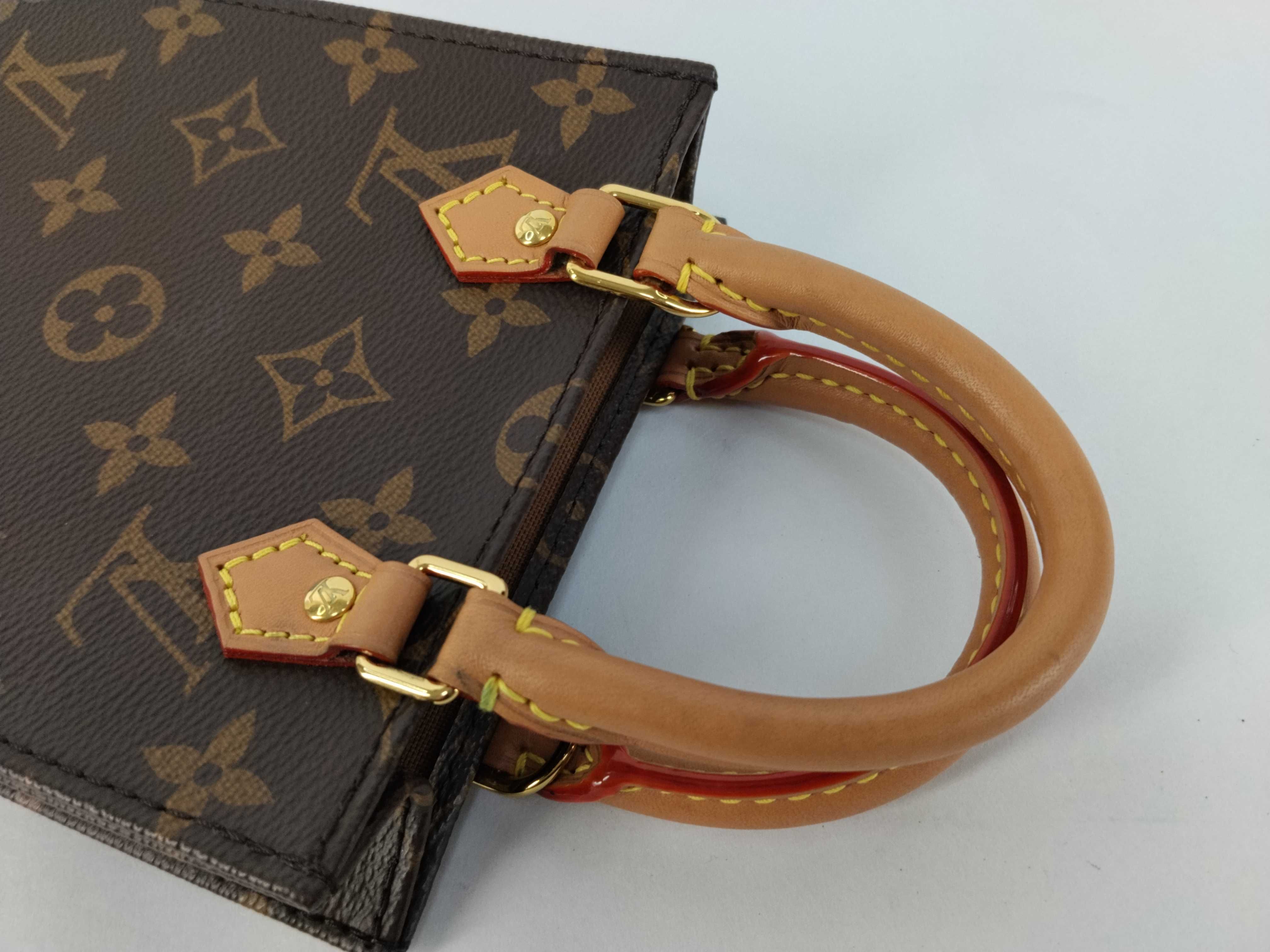 Monogram Petite Sac Plat Handbag with Shoulder Strap M69442 — view 3