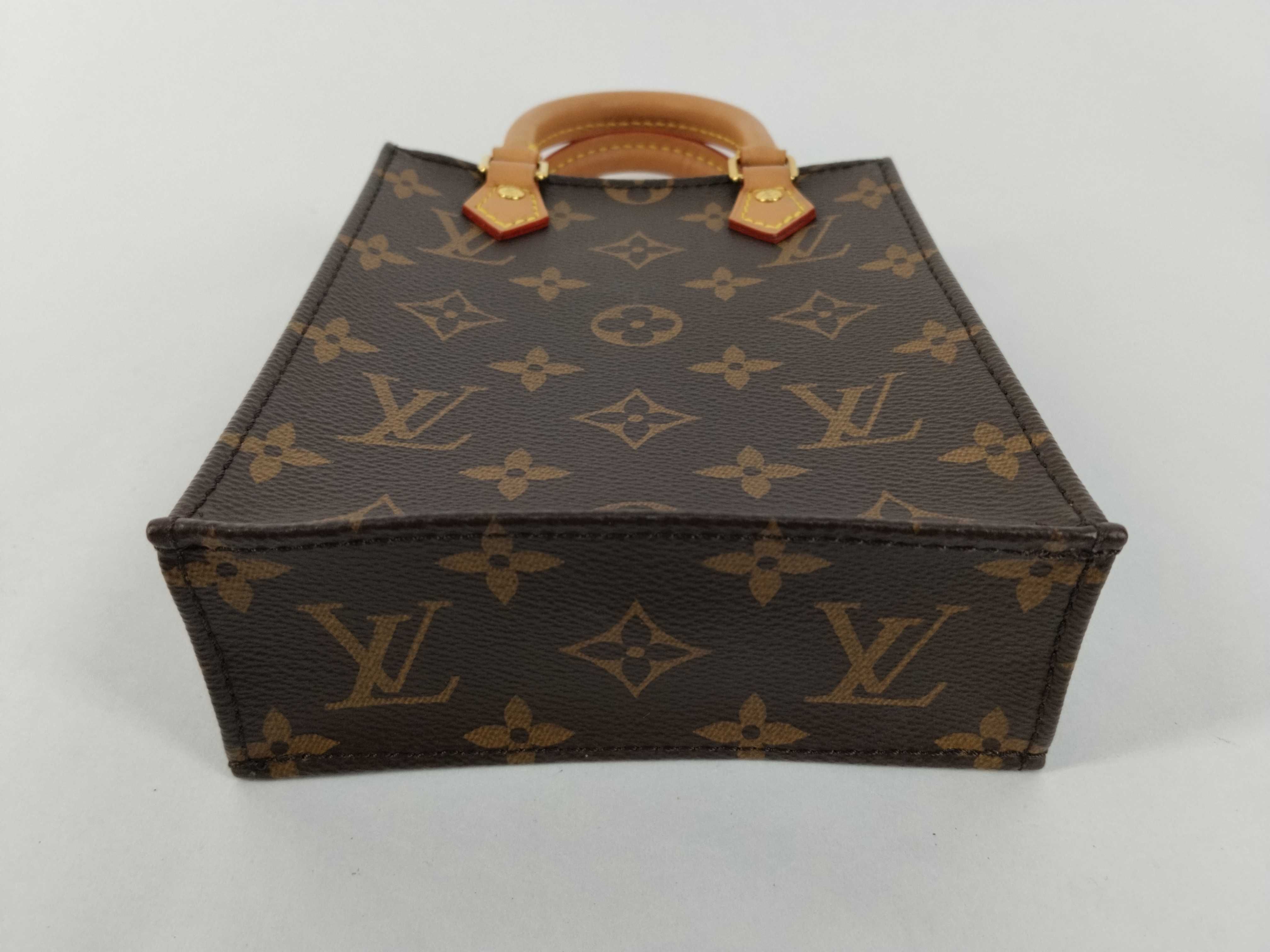 Monogram Petite Sac Plat Handbag with Shoulder Strap M69442 — view 7