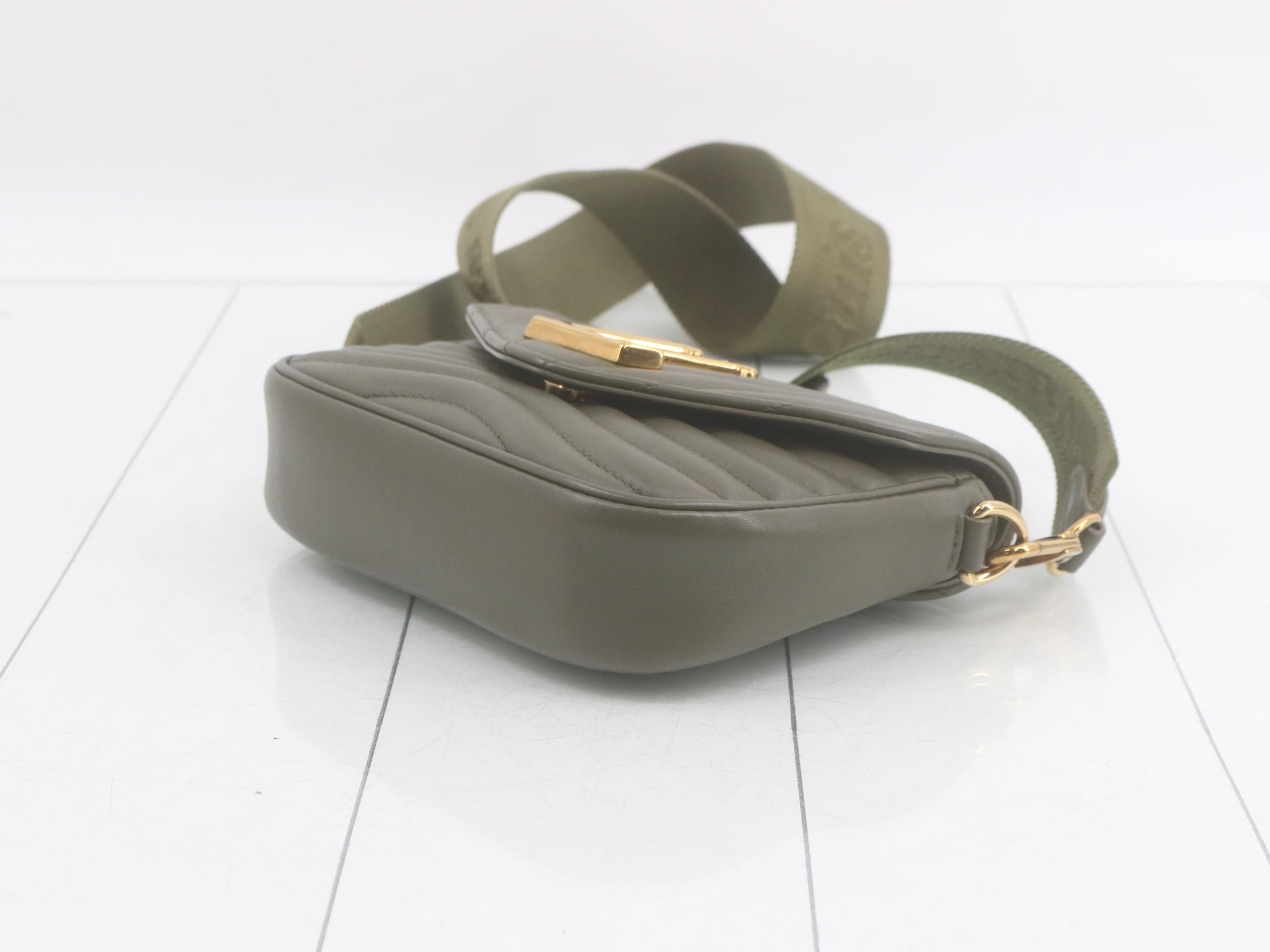 New Wave Multi Pochette Khaki 2-Way Shoulder Bag — view 6