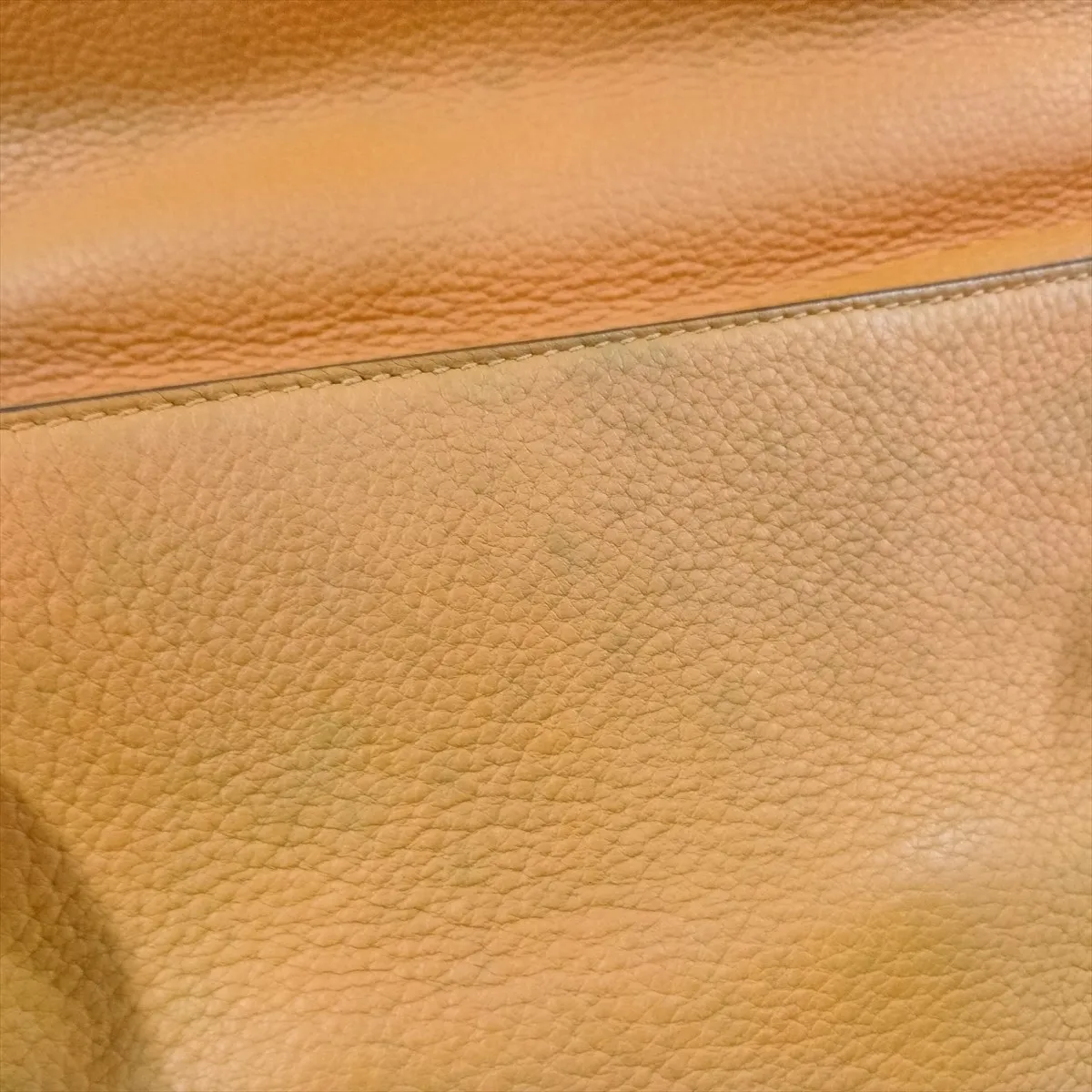 [Individually packaged] Hermes Kelly 42 Shoulder Bag, Taurillon Clemence Leather, Orange, Gold Hardware N: 2010 — view 14