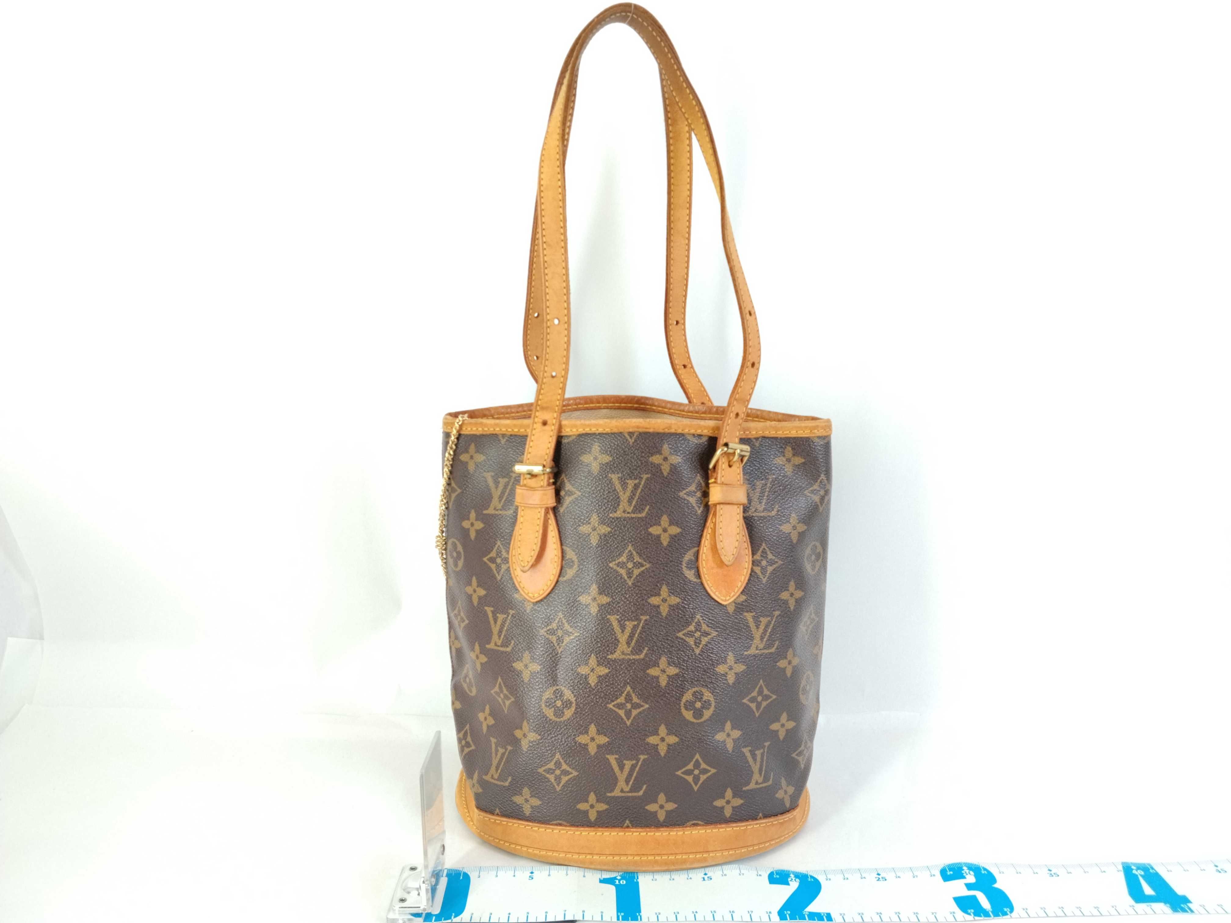 Monogram Bucket PM Shoulder Bag with Pouch M42238 AR0090 — view 2