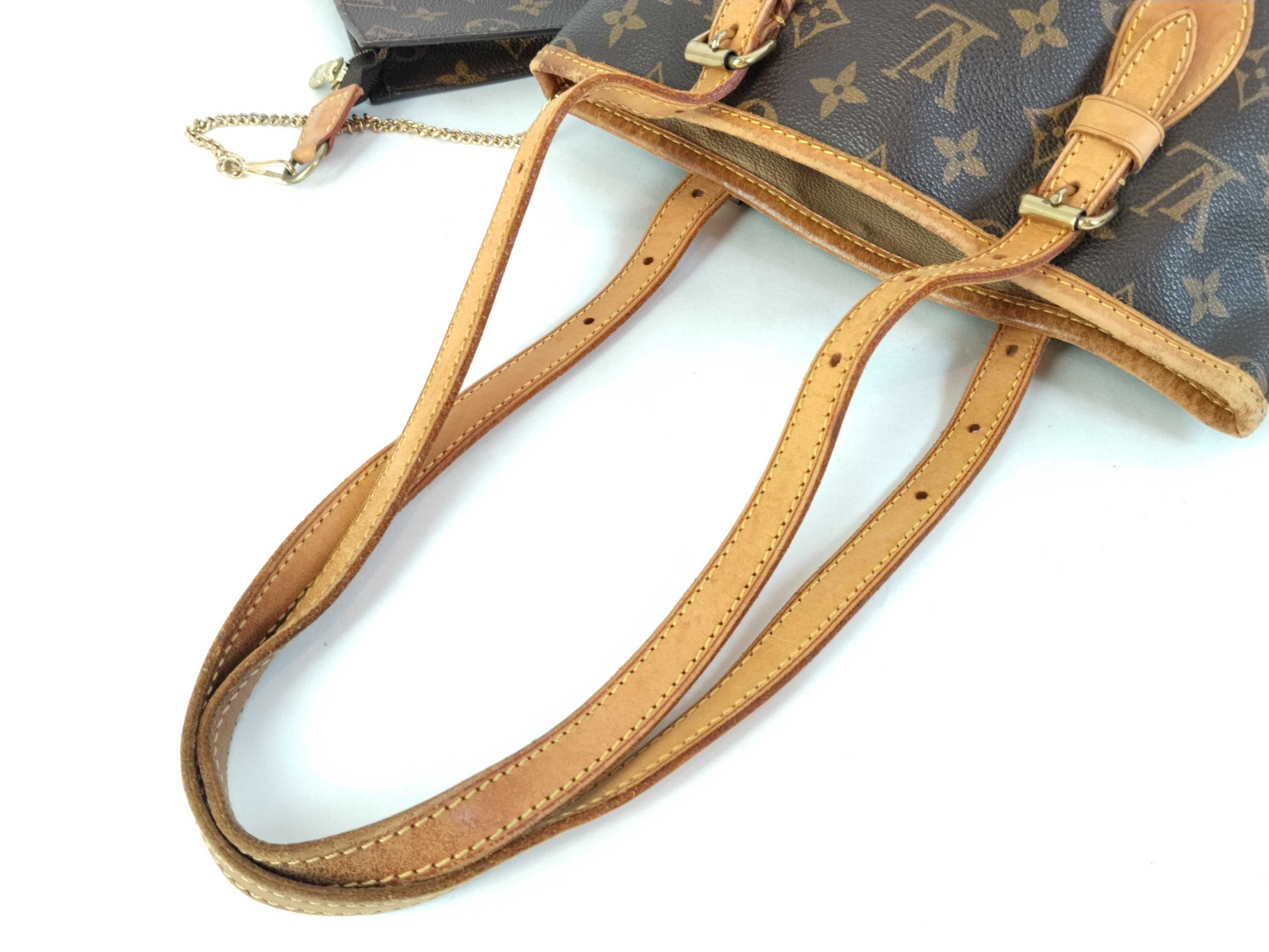 Monogram Bucket PM Shoulder Bag with Pouch M42238 AR0090 — view 3