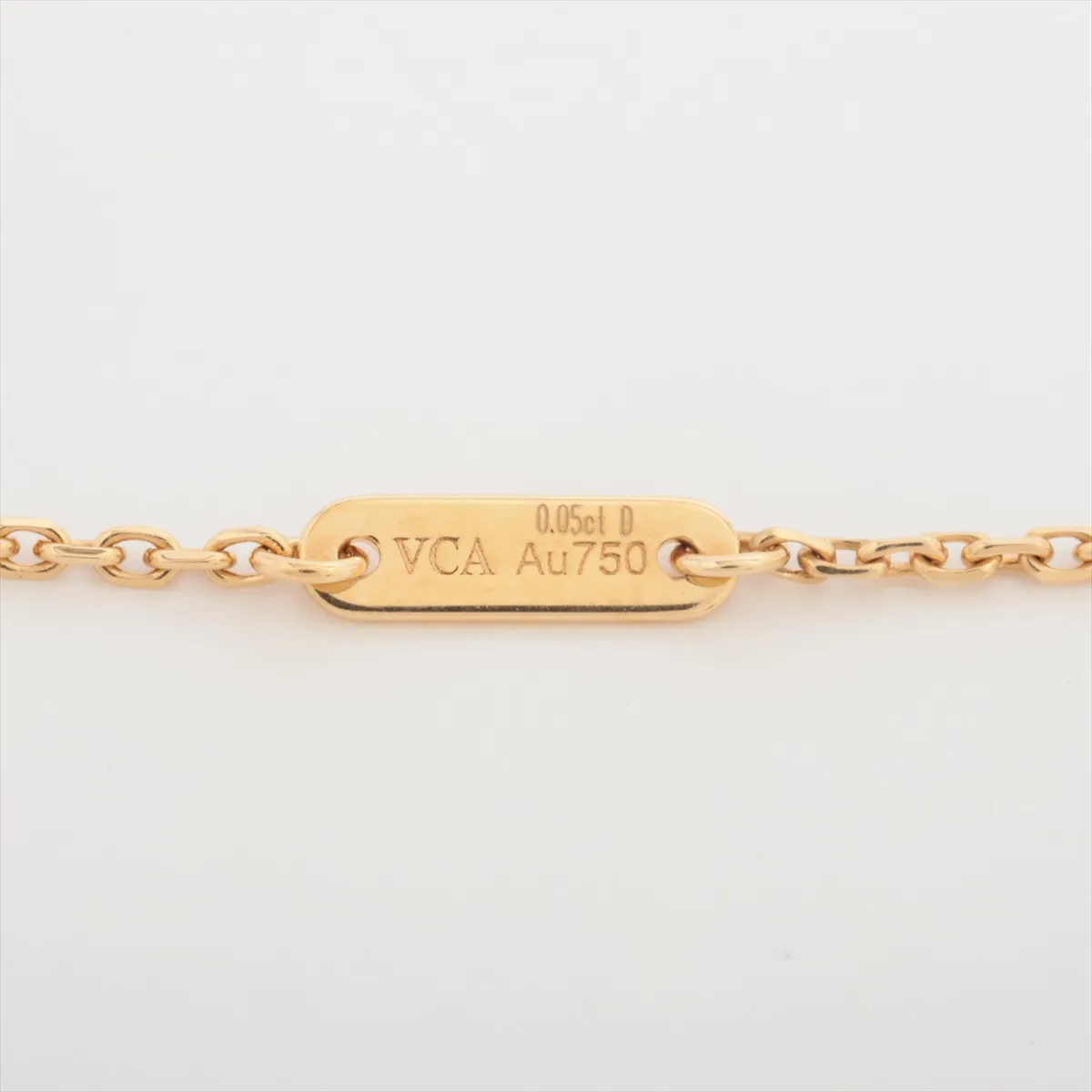 Frivole Mini Diamond Necklace, 750 (Yellow Gold), 3.2g, 0.05g, JA296928 — view 4