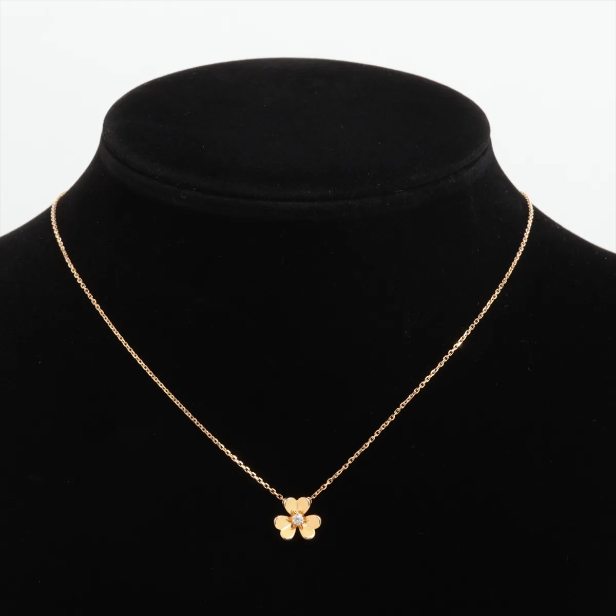 Frivole Mini Diamond Necklace, 750 (Yellow Gold), 3.2g, 0.05g, JA296928 — view 5