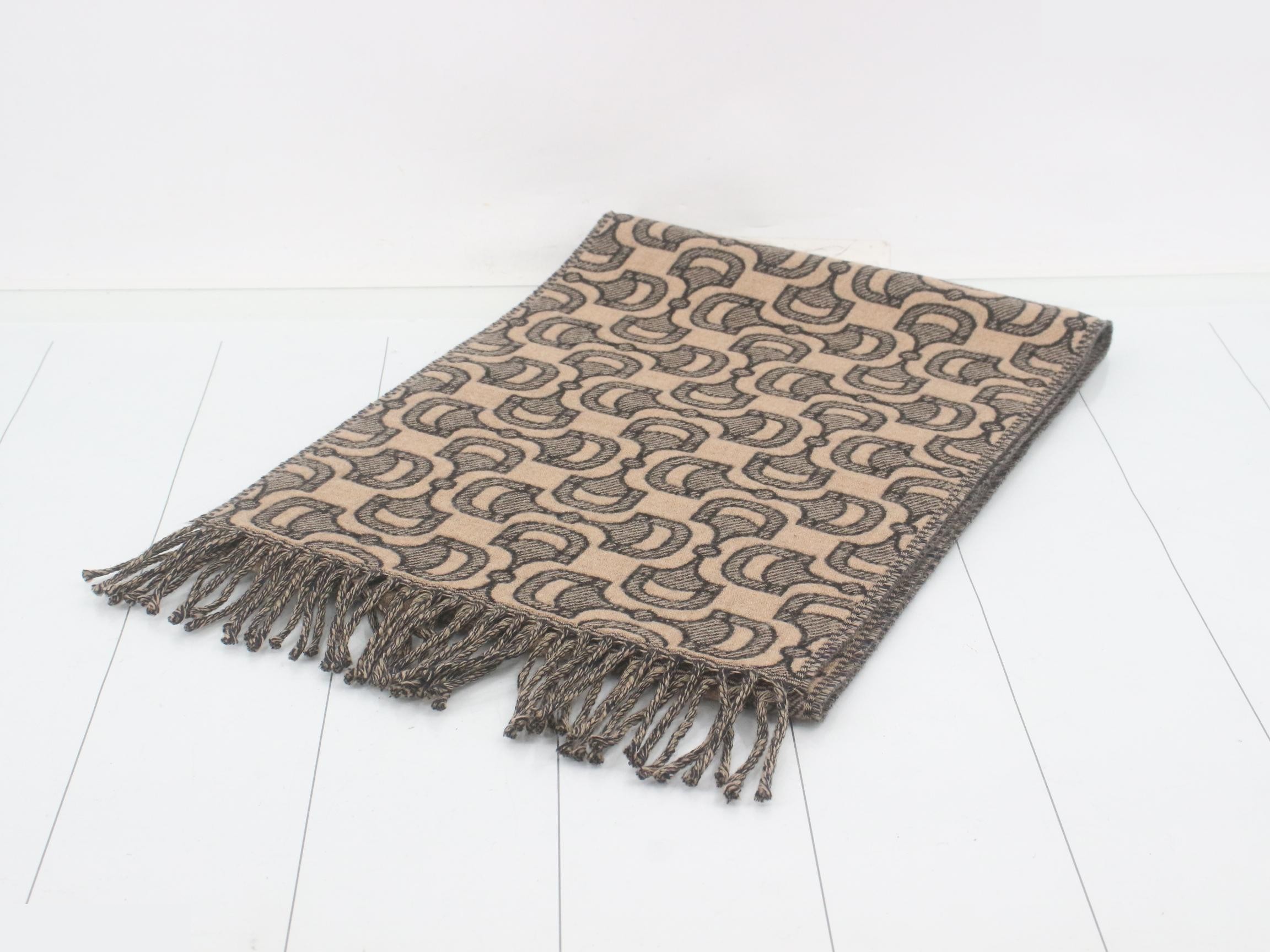 Box included. Gucci Horsebit Scarf.