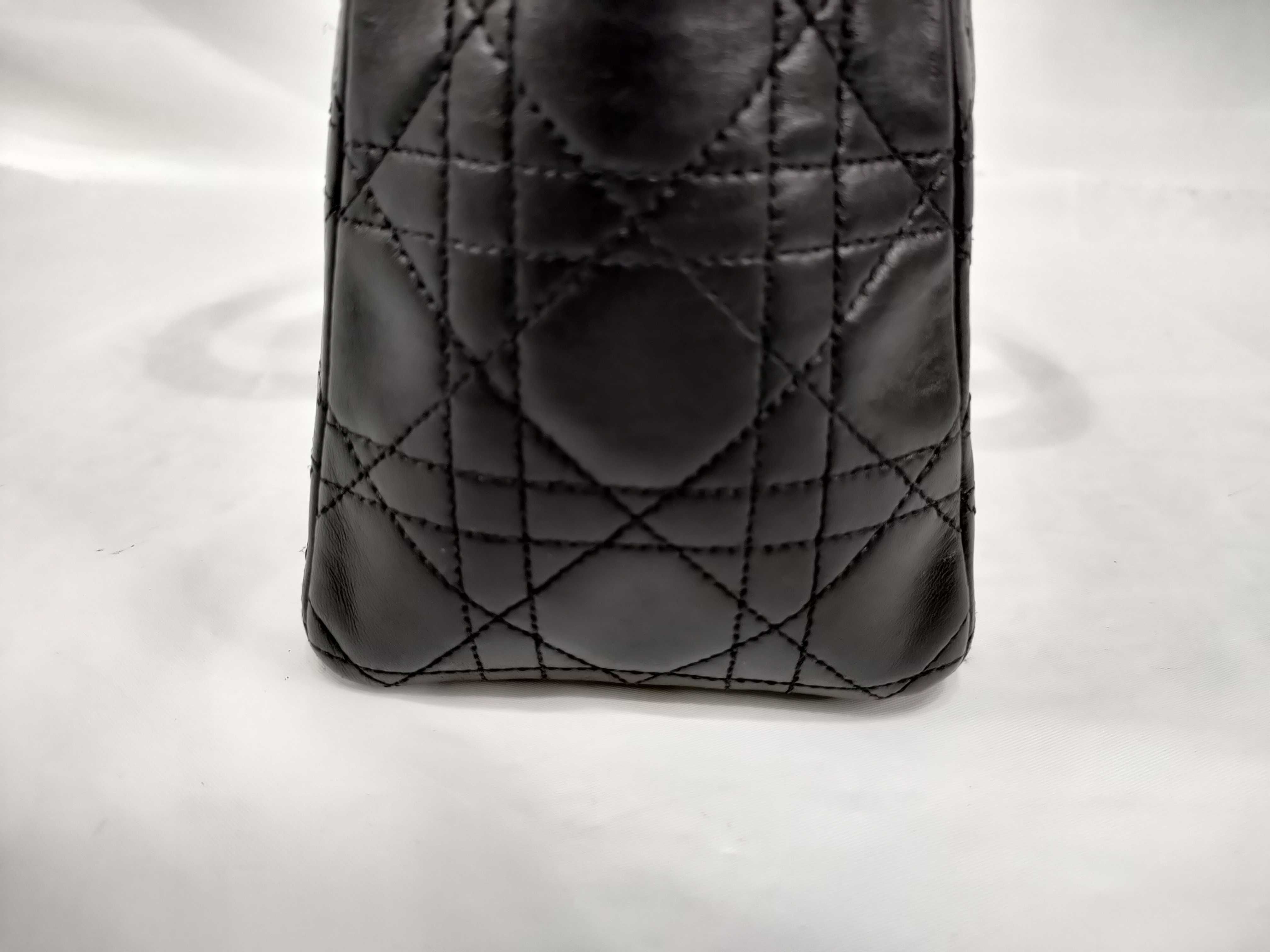 Lady Dior Lambskin Black Handbag — view 10