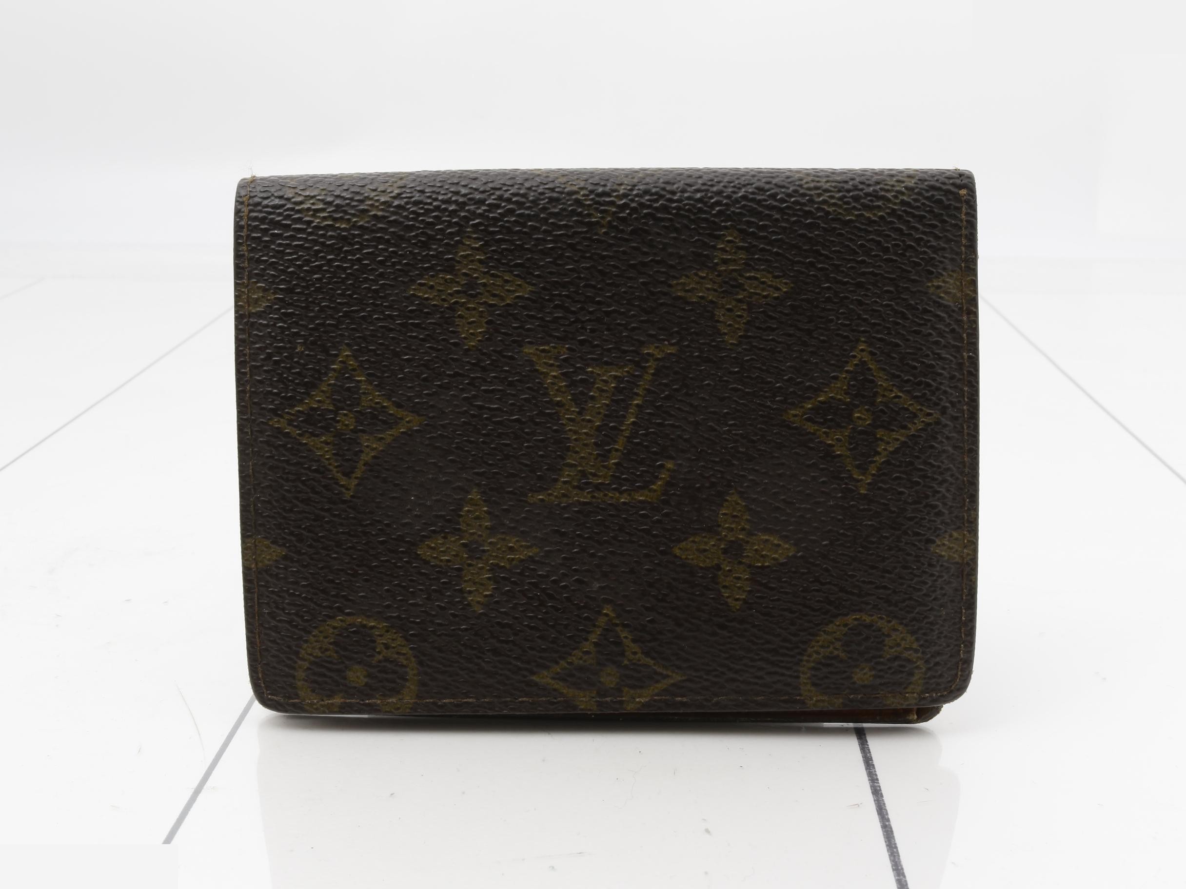 Monogram card case