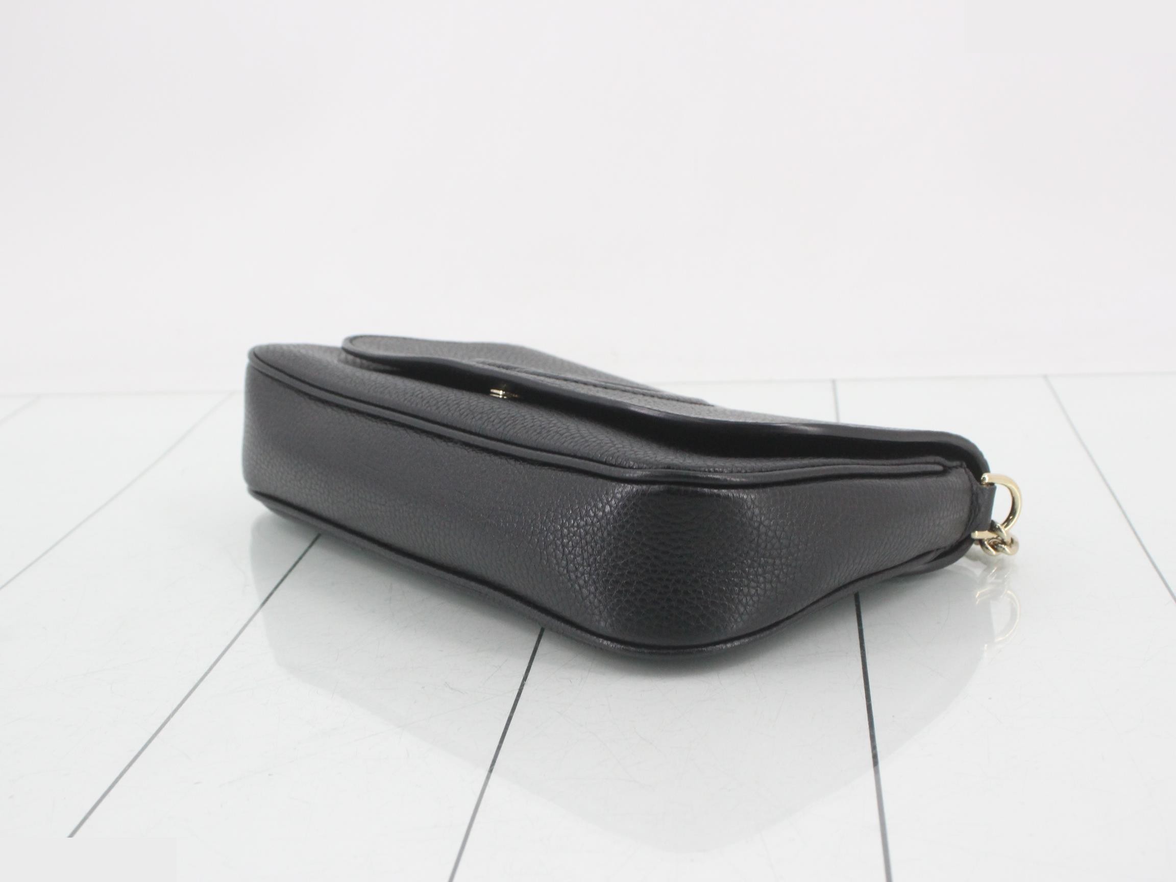 Soho Shoulder Bag, Black — view 6