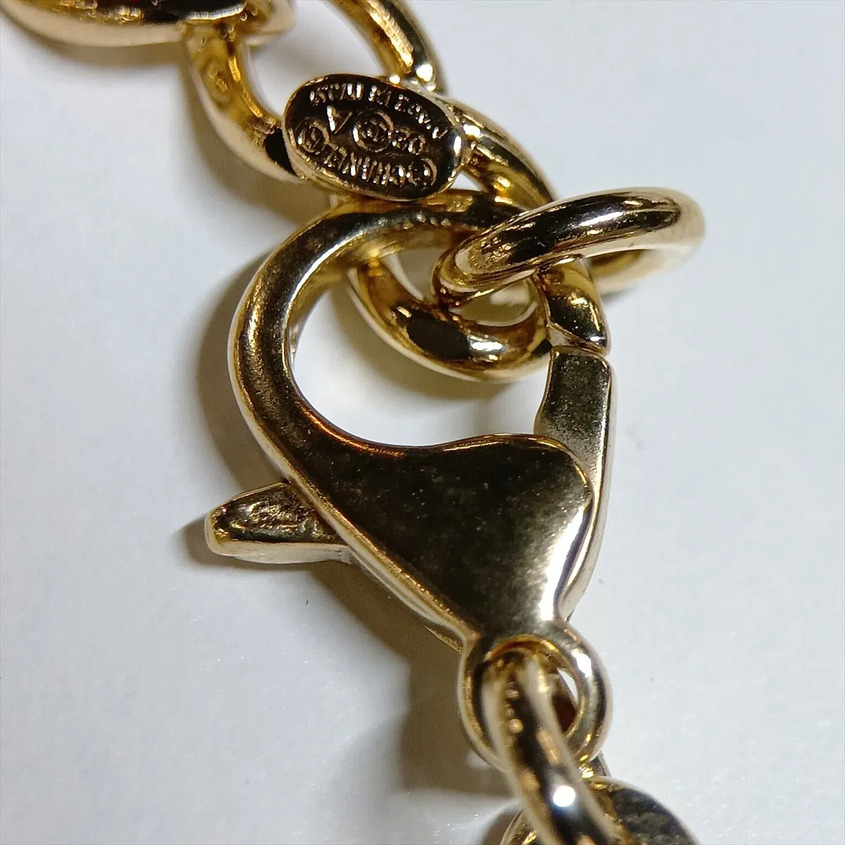 Coco Mark Logo Necklace 02A, GP Gold, — view 7