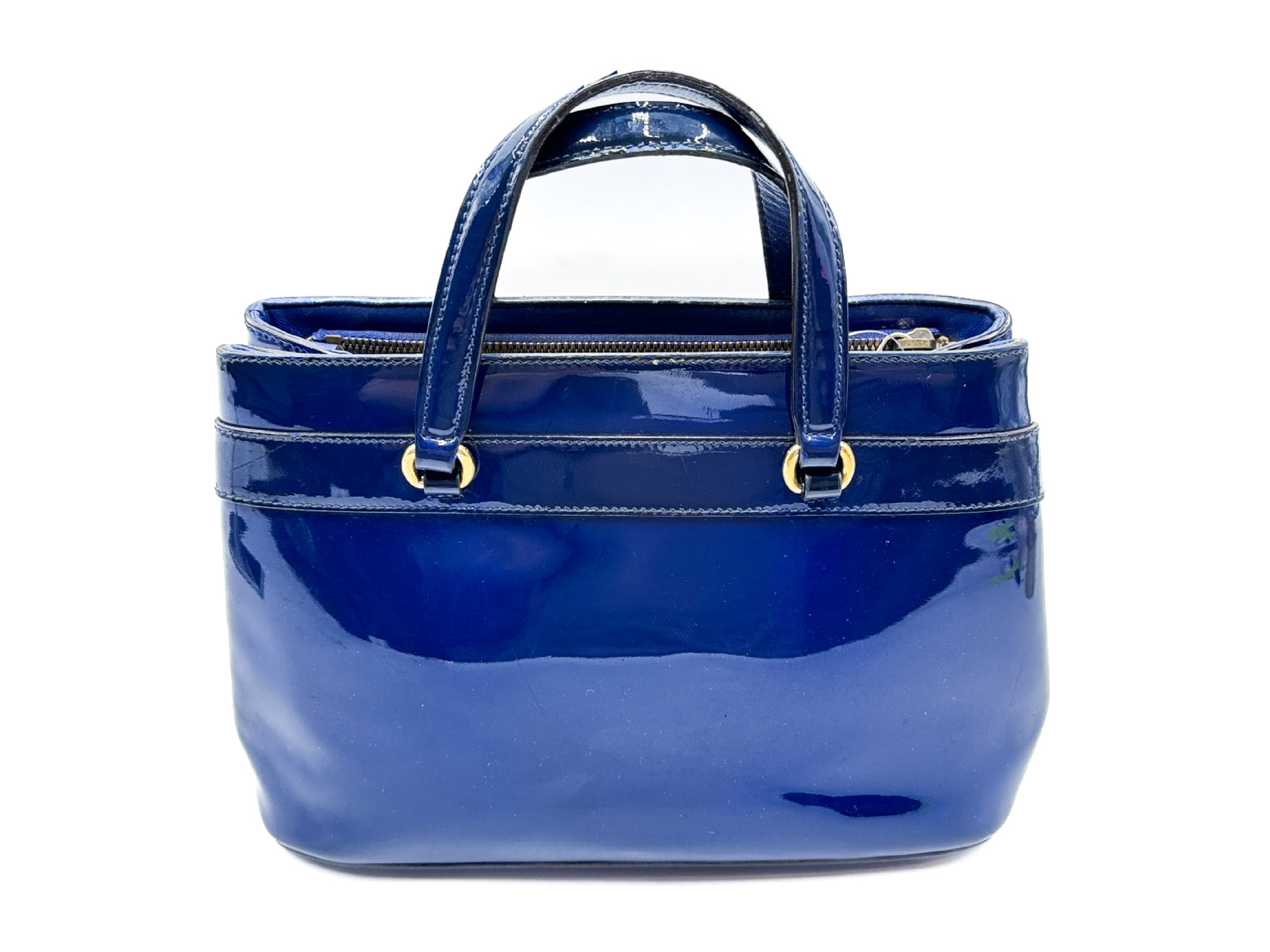 Horsebit Gold Hardware Leather Handbag 371925 — view 2