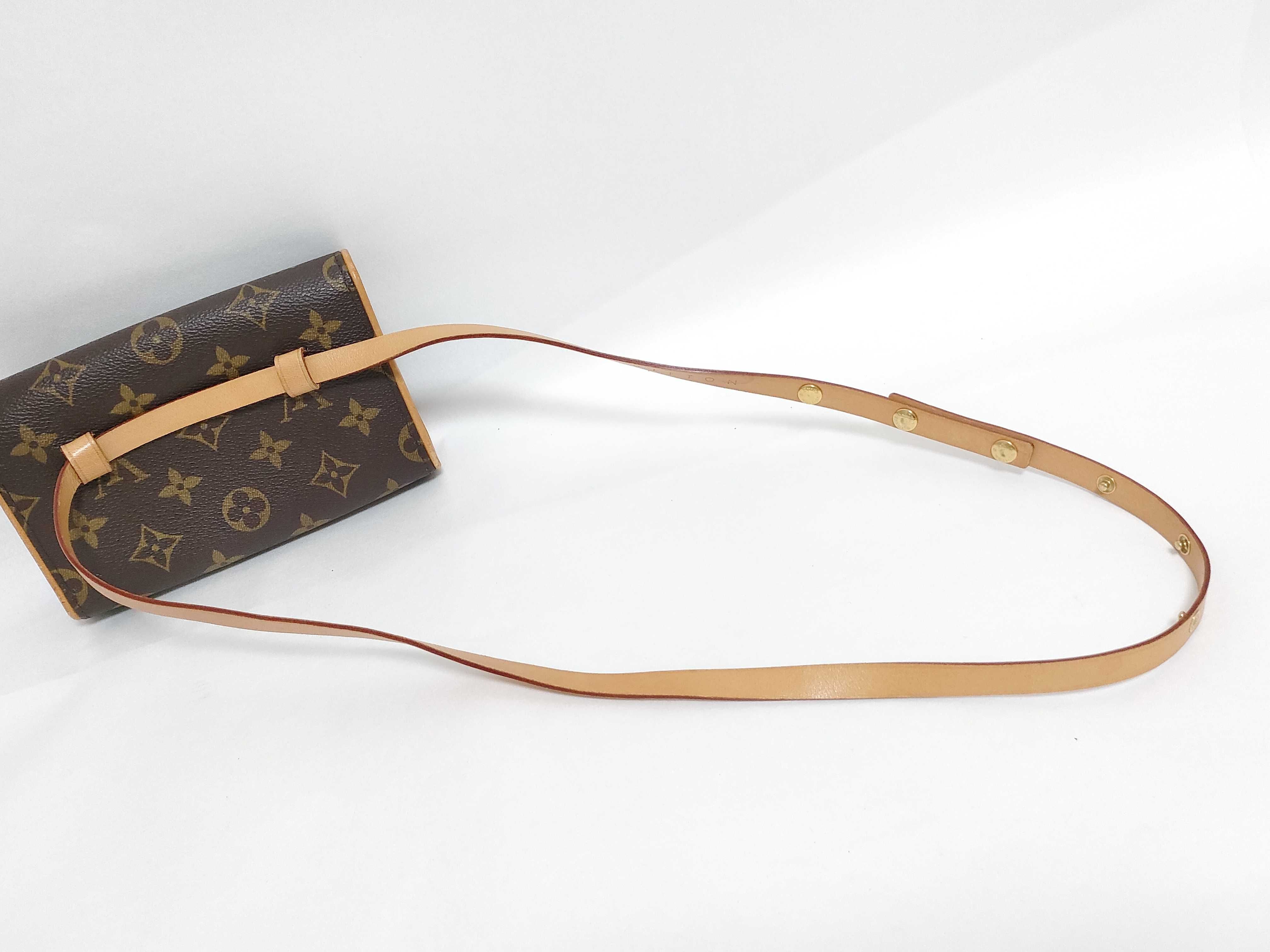 Monogram Louis Vuitton Monogram Shoulder Bag Pochette Florentine Shoulder Bag — view 3
