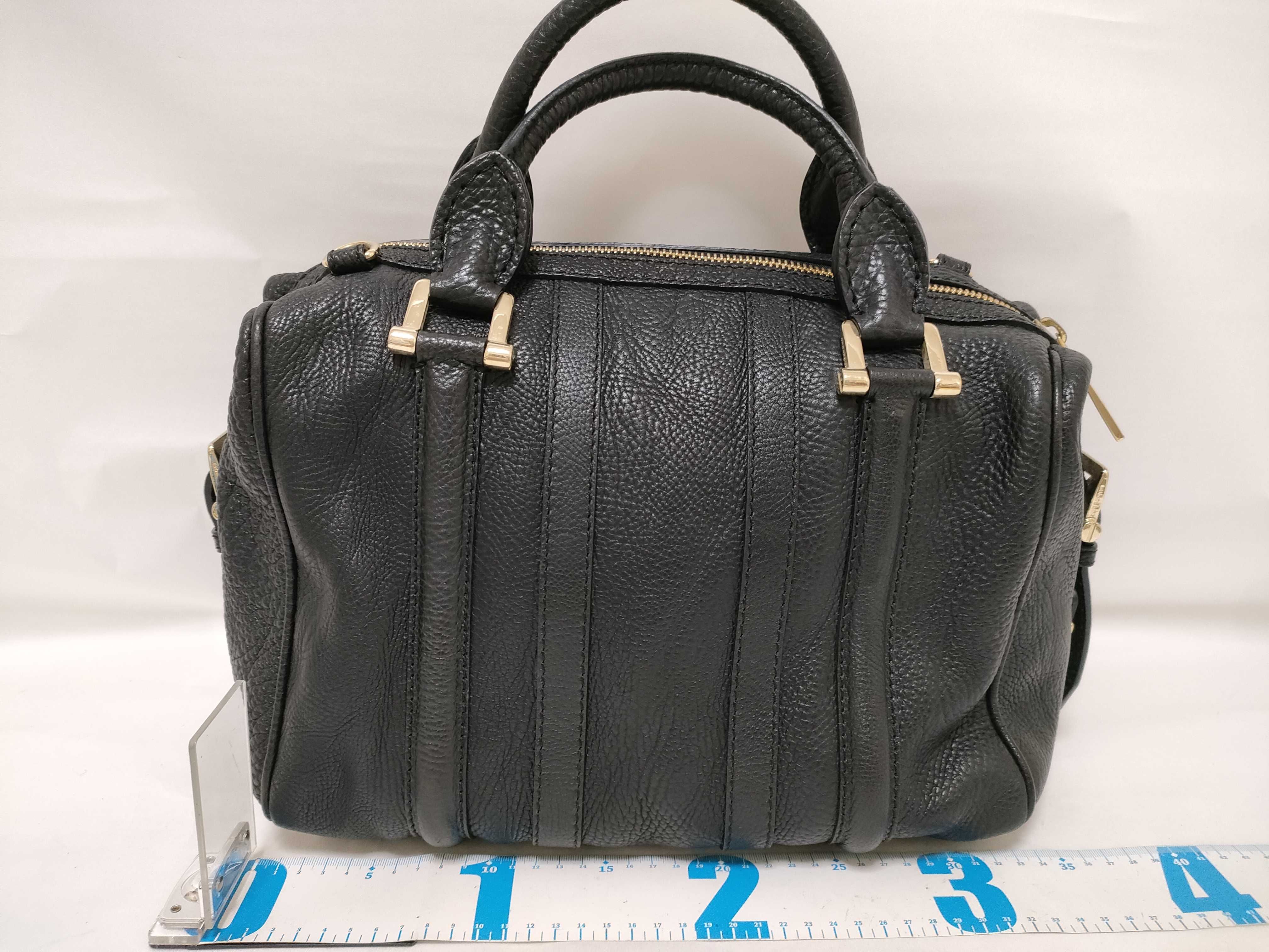 Leather 2-Way Mini Boston Bag — view 2