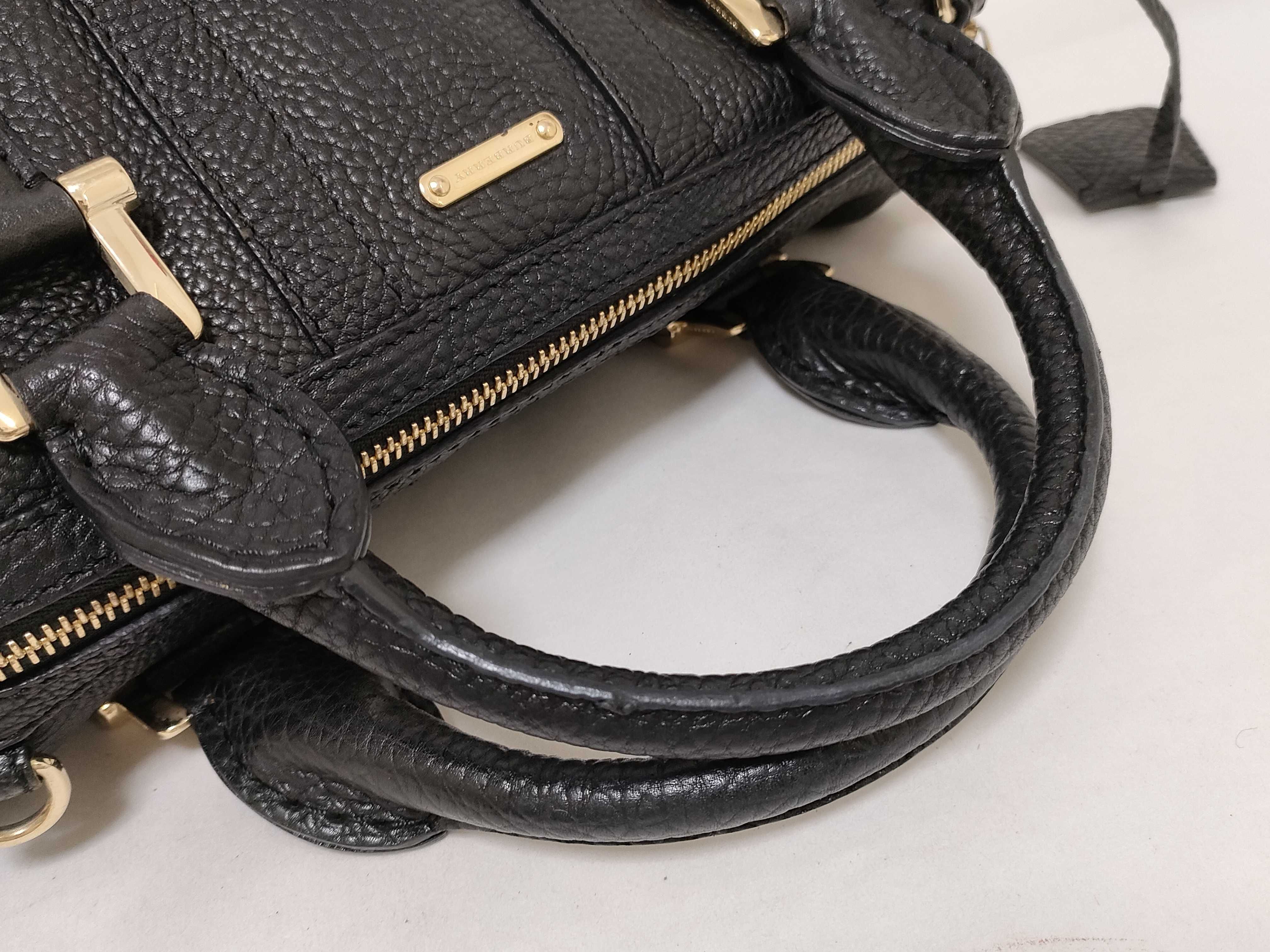 Leather 2-Way Mini Boston Bag — view 3